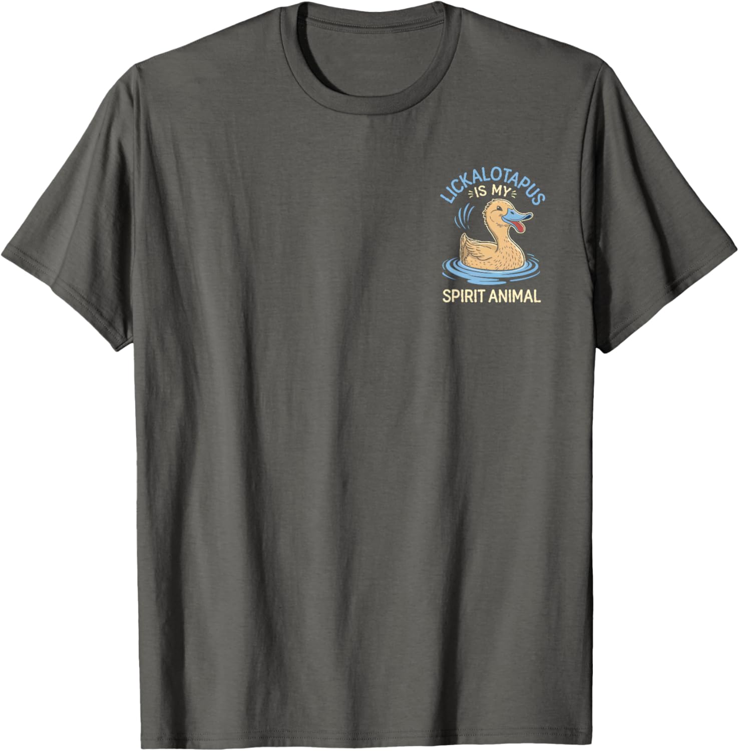 Funny Lickalotapus Spirit Animal T-Shirt for Meme Lovers and Friends - 11