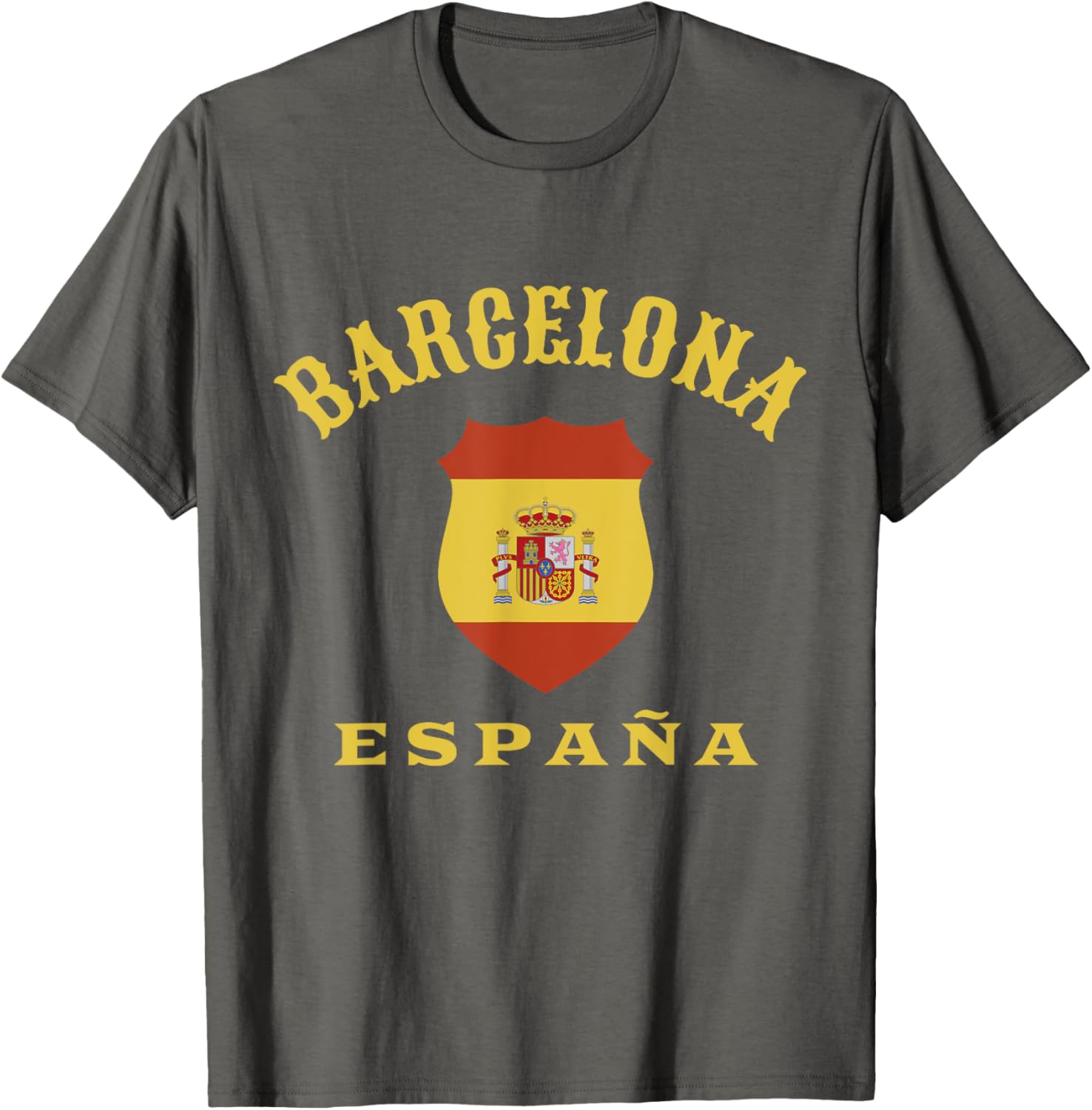 Barcelona Spain Flag T-Shirt for Men Women Kids Stylish Red España Tee - 6
