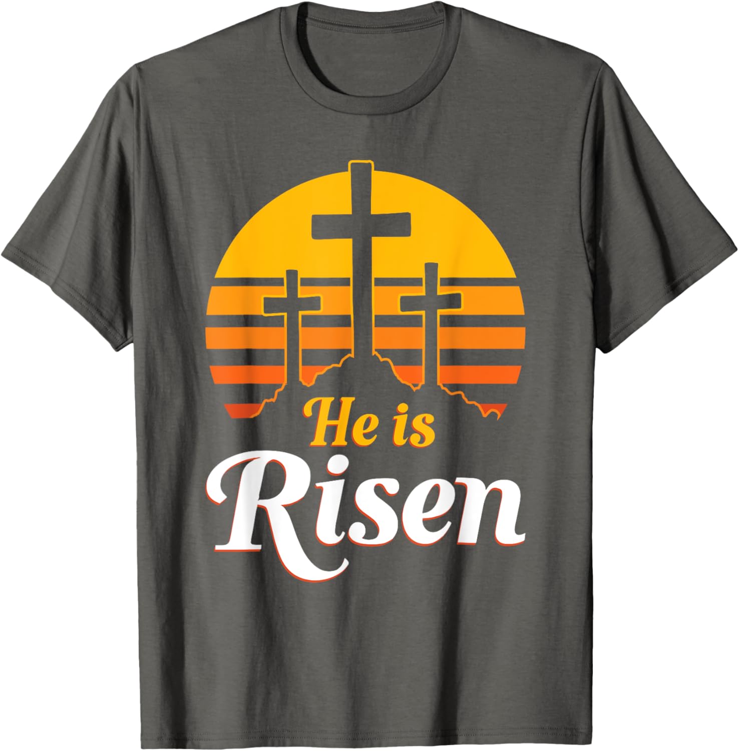 He Is Risen Christian Easter T-Shirt for Celebrating Jesus' Resurrection - 9