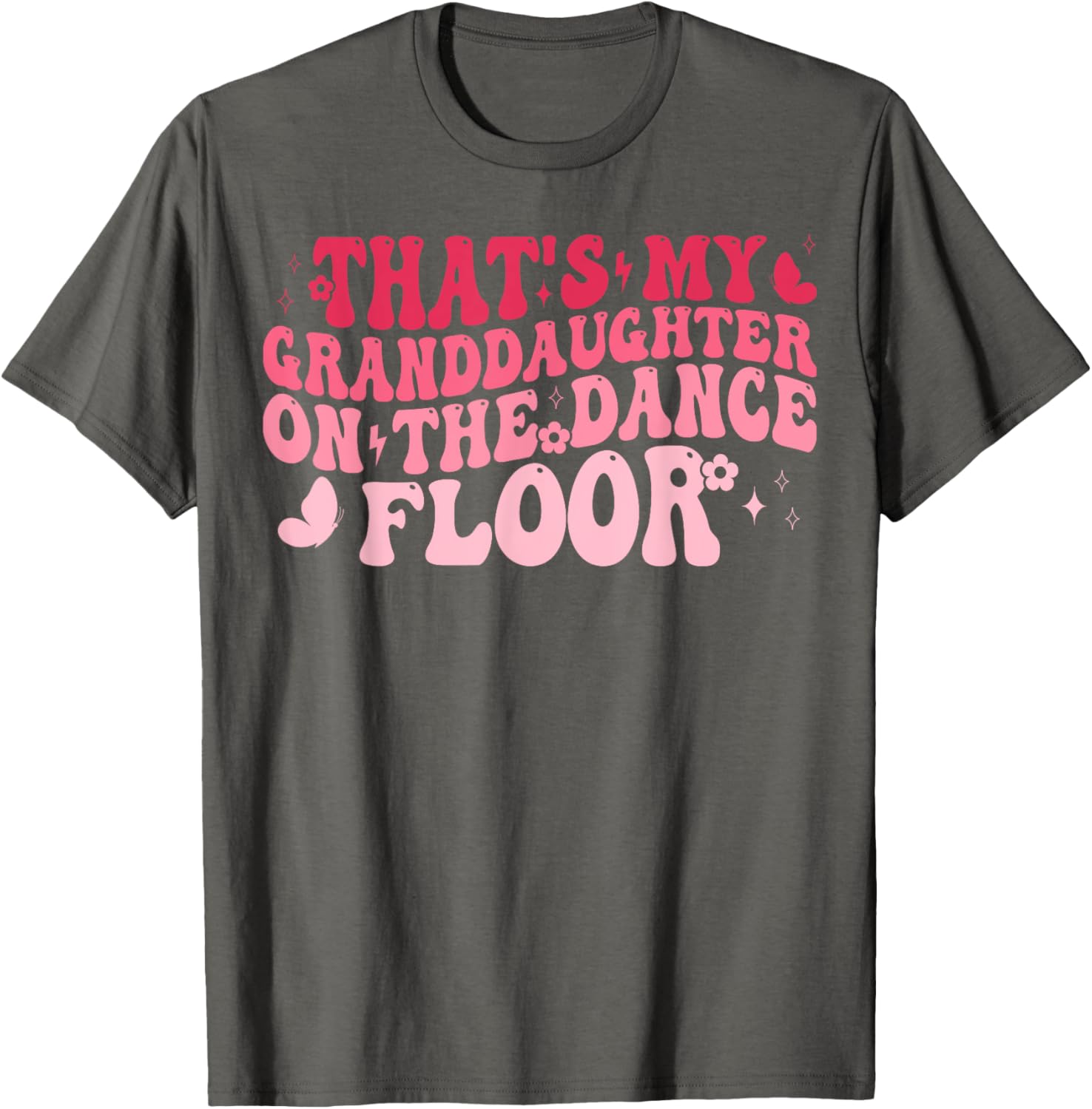Proud Grandma Dance Recital T-Shirt Featuring Granddaughter on Dance Floor - 12