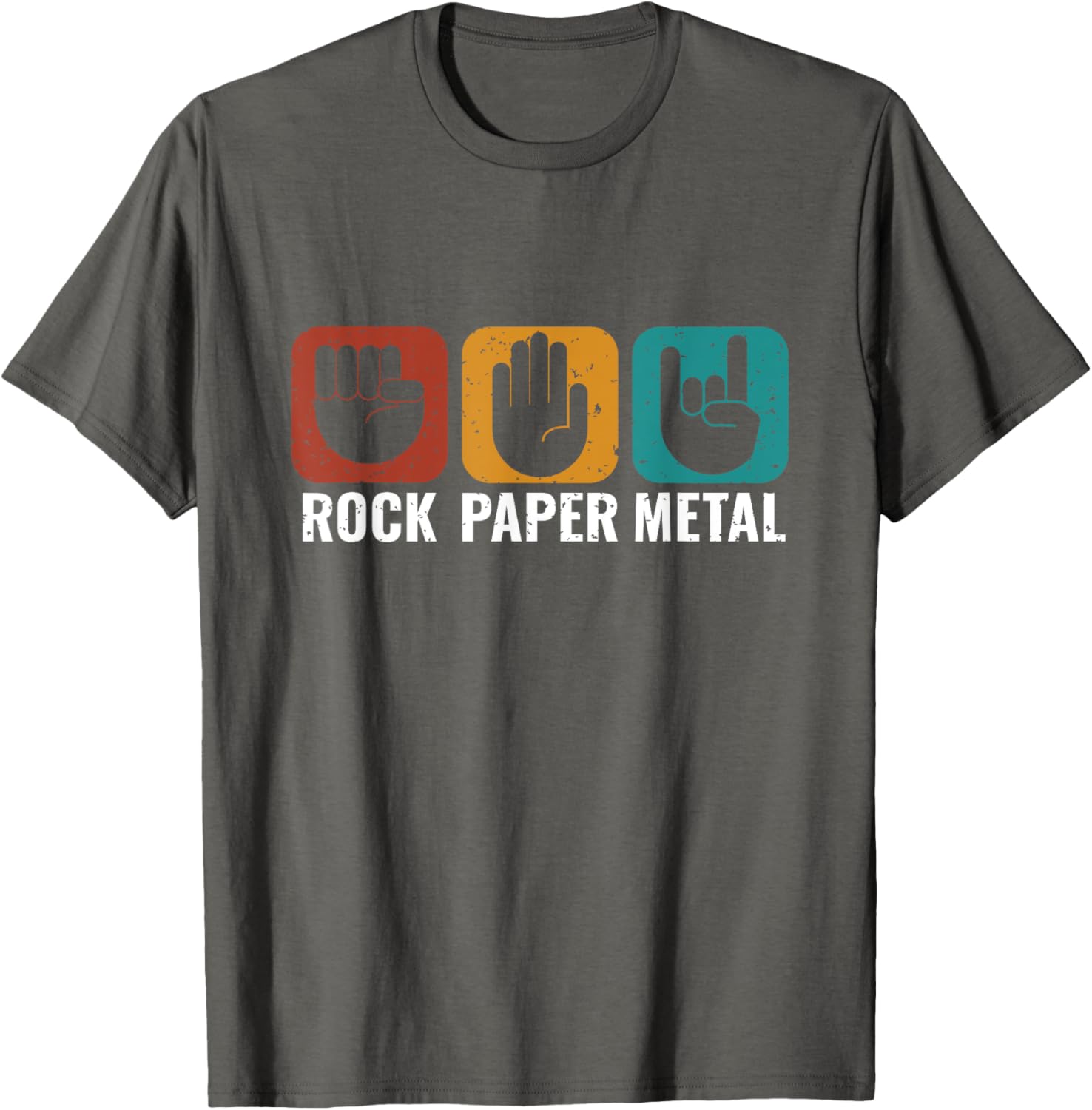 Rock Paper Metal T-Shirt for Metal Fans - Ultimate Music Lover Gift - 2