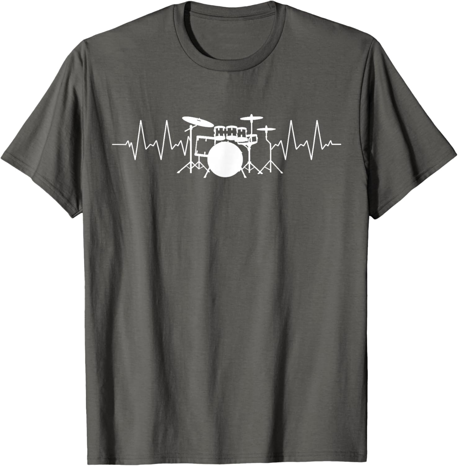 Drummer Heartbeat Pulse T-Shirt for Music Lovers and Musicians - 14