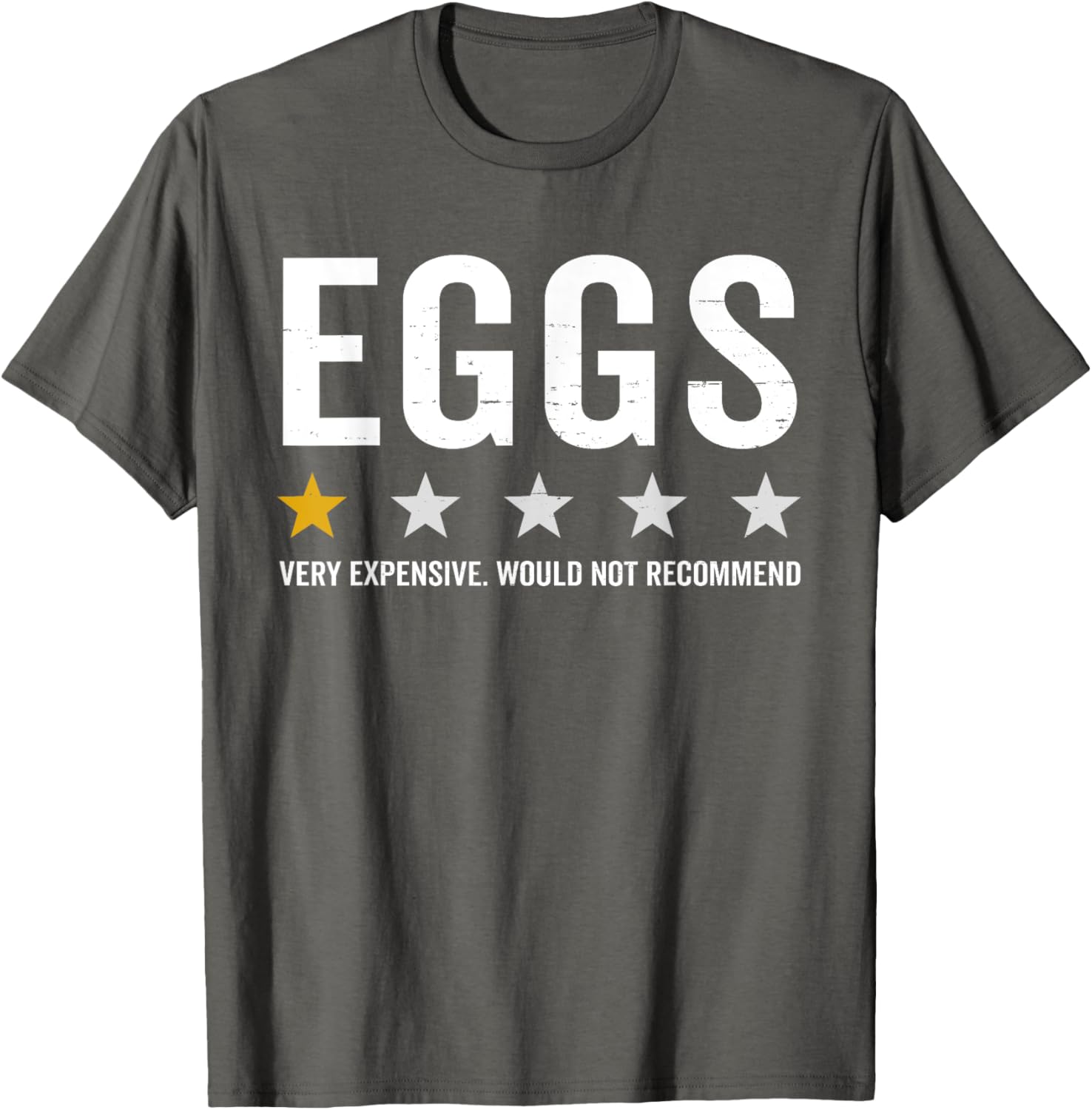 One Star Rating Eggs Are Expensive Funny T-Shirt for Food Lovers - 2