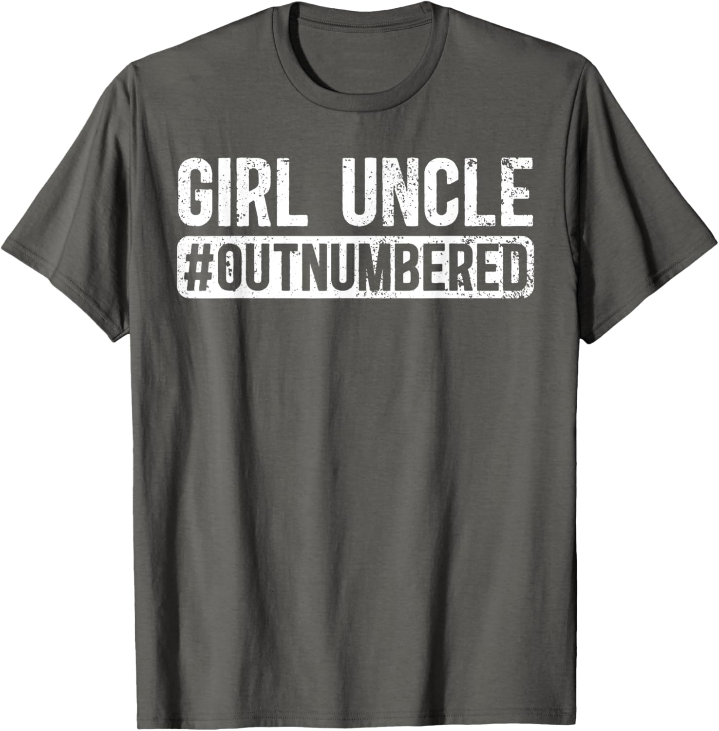 Funny Girl Uncle Outnumbered Girls T-Shirt for Cool Uncles - 17