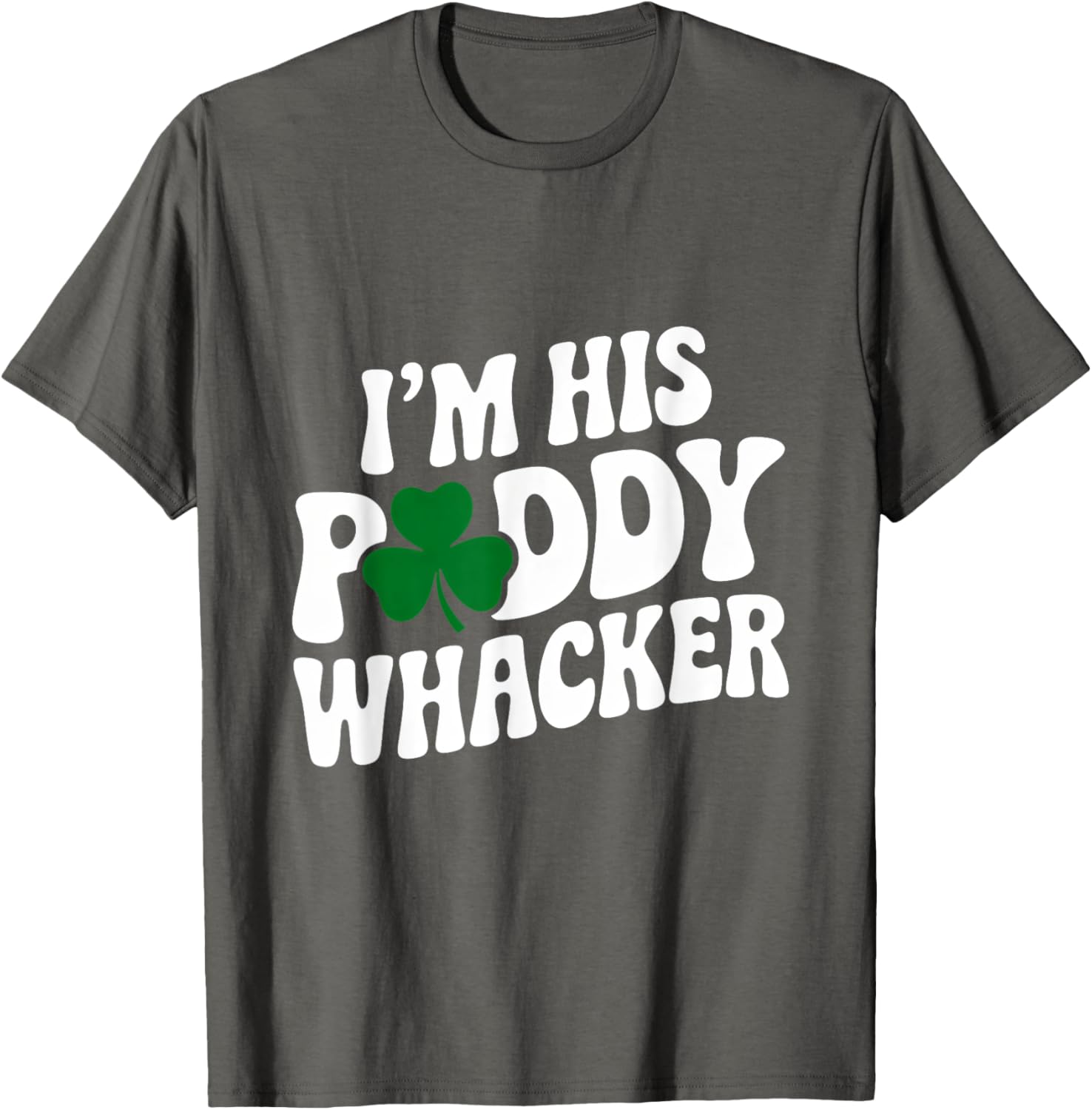 Groovy St Patrick's Day T-Shirt for Couples - I'm His Paddy Whacker - 9