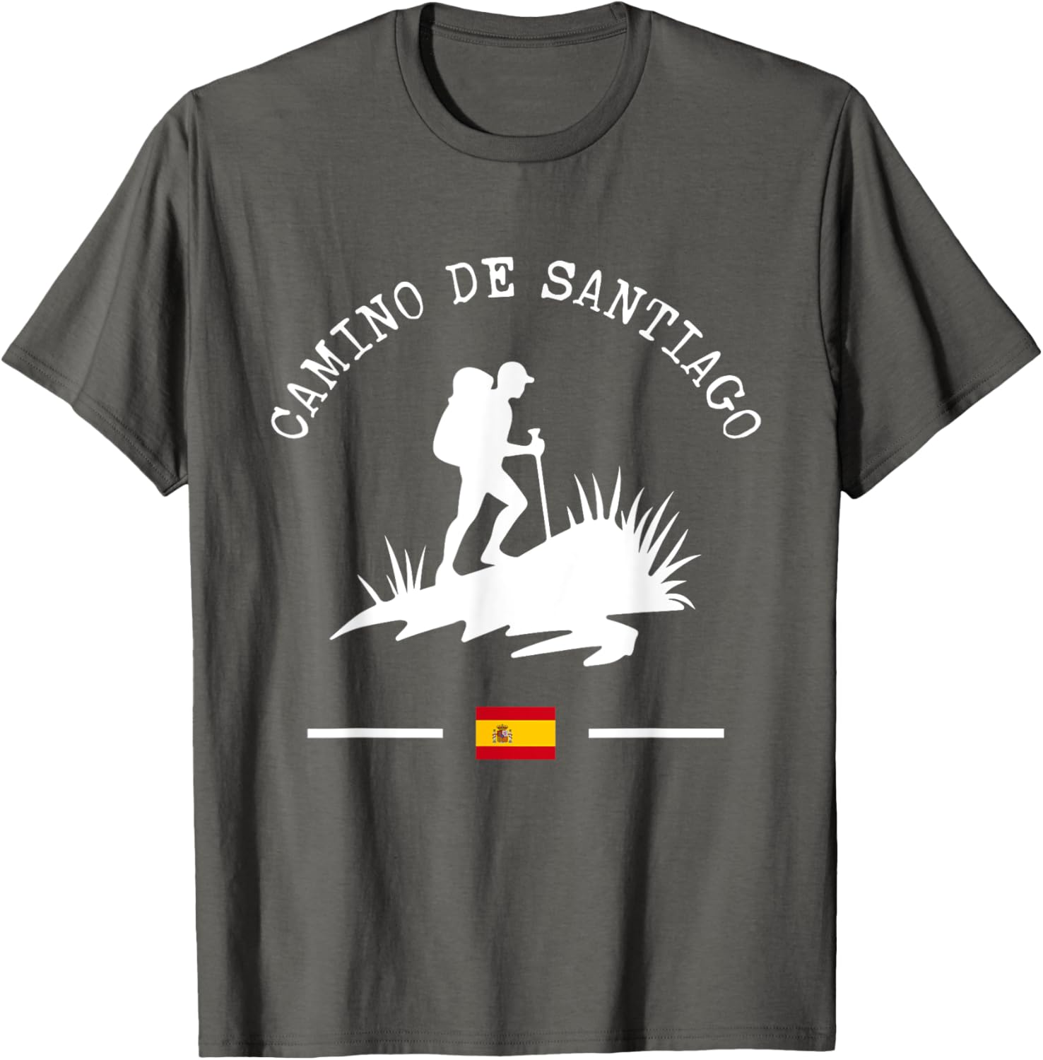 Camino de Santiago Hiker Trekking T-Shirt for Pilgrims and Adventurers - 4