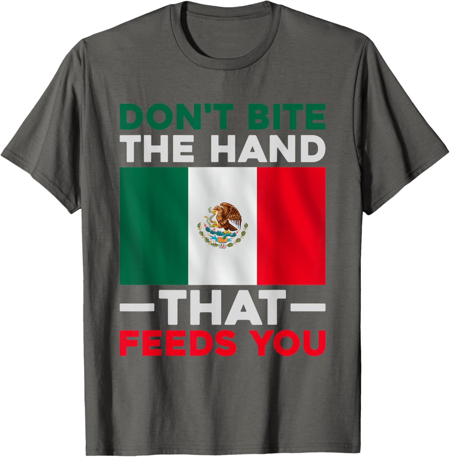 Don't Bite the Hand That Feeds You Immigration Ice Raids T-Shirt - 14