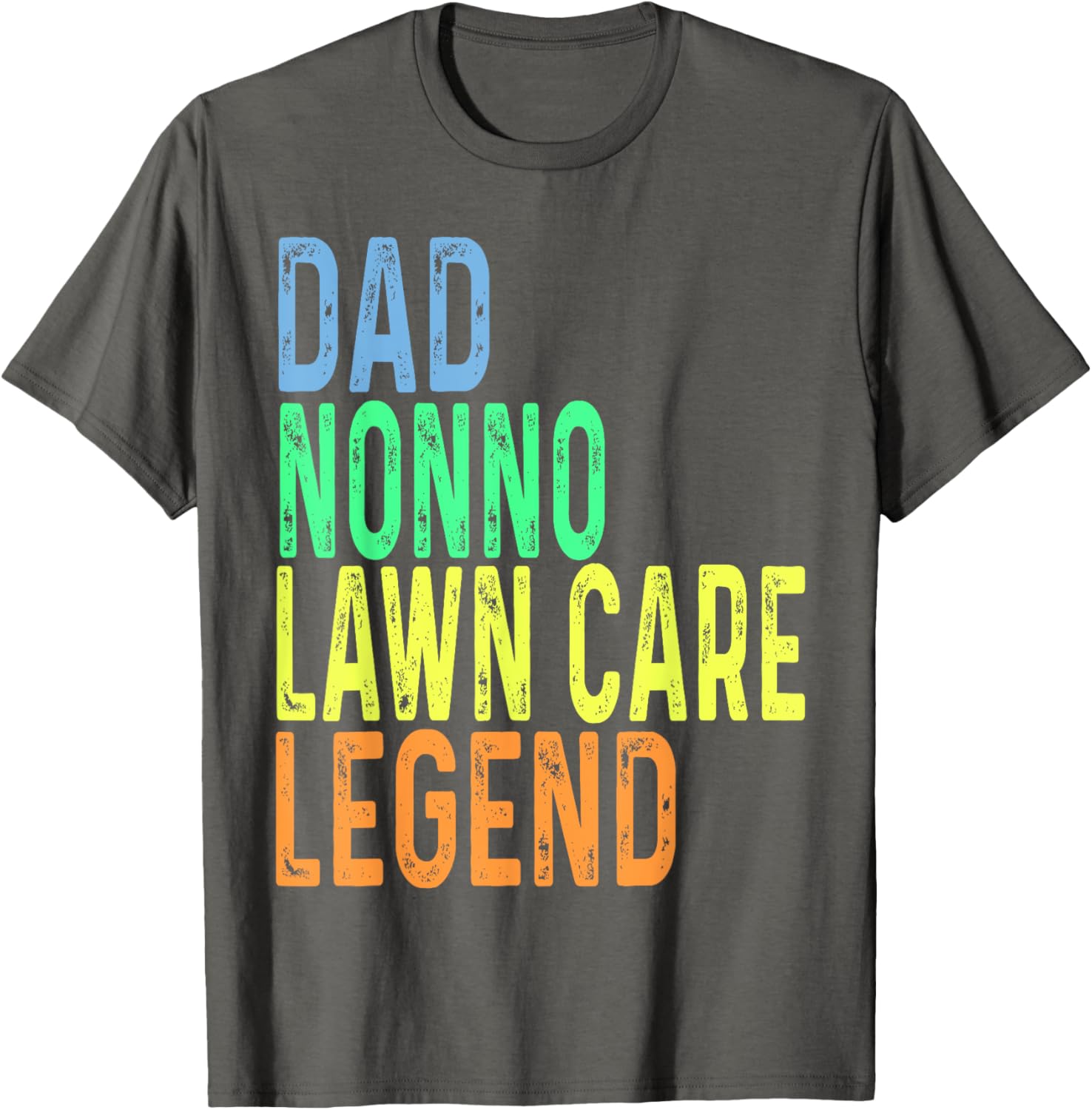 Funny Dad Nonno Lawn Care Legend T-Shirt for Grass Mowing Enthusiasts - 14