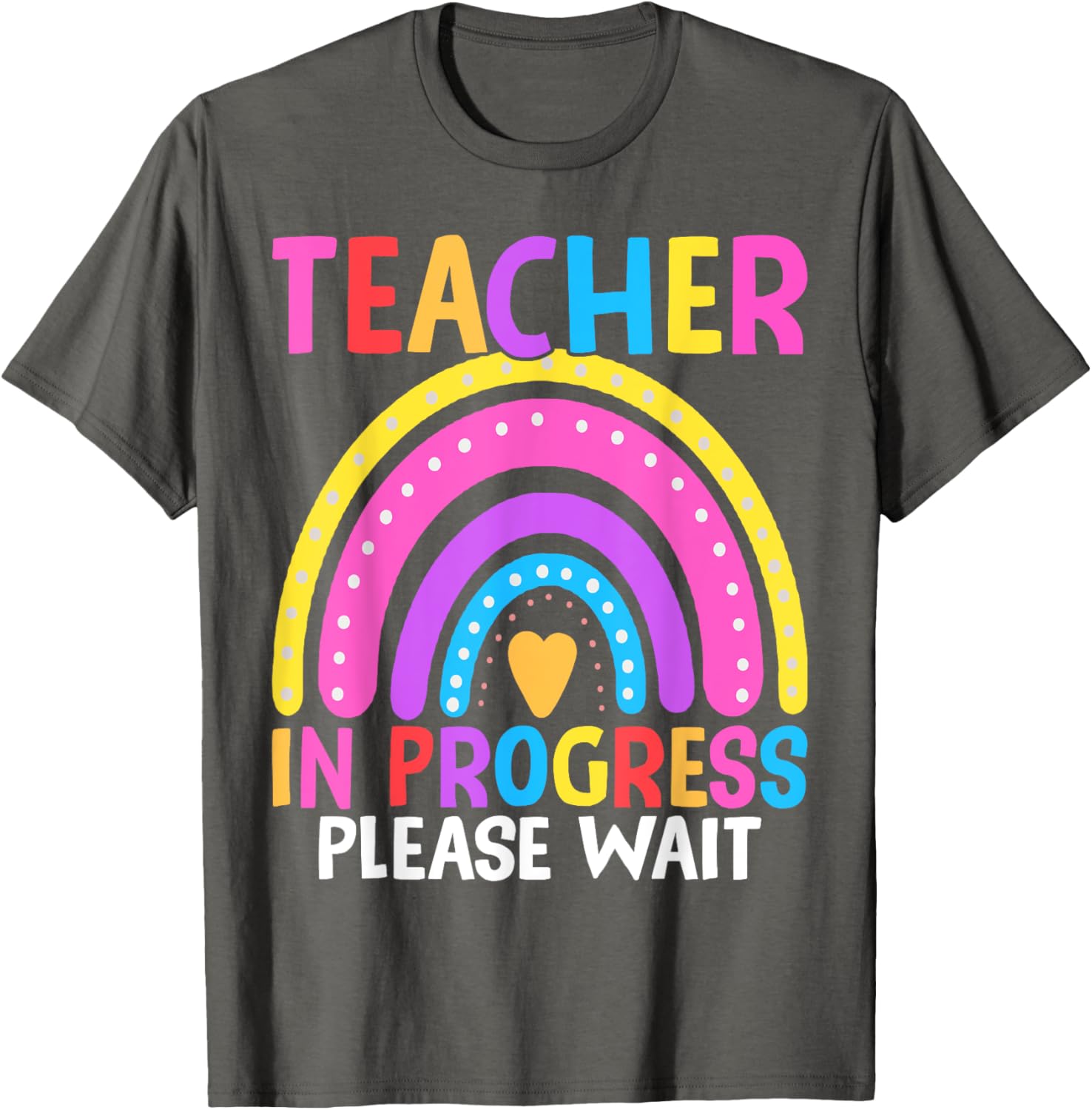 Funny Teacher in Progress T-Shirt for Future Educators - Cute Gift Idea - 3