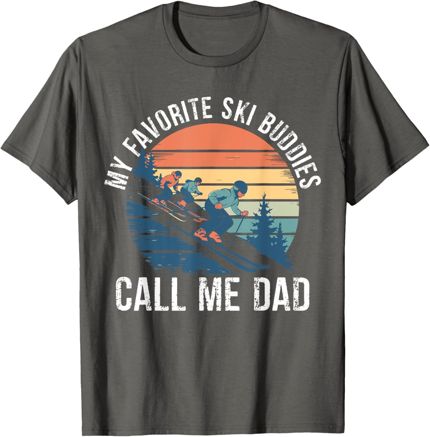 Retro Ski Dad T-Shirt for Ski Lovers, Perfect Gift for Ski Buddies - 11