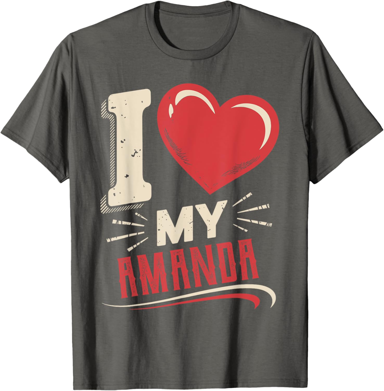 I Love My AMANDA T-Shirt Perfect Gift for AMANDA - Stylish and Fun Design - 18