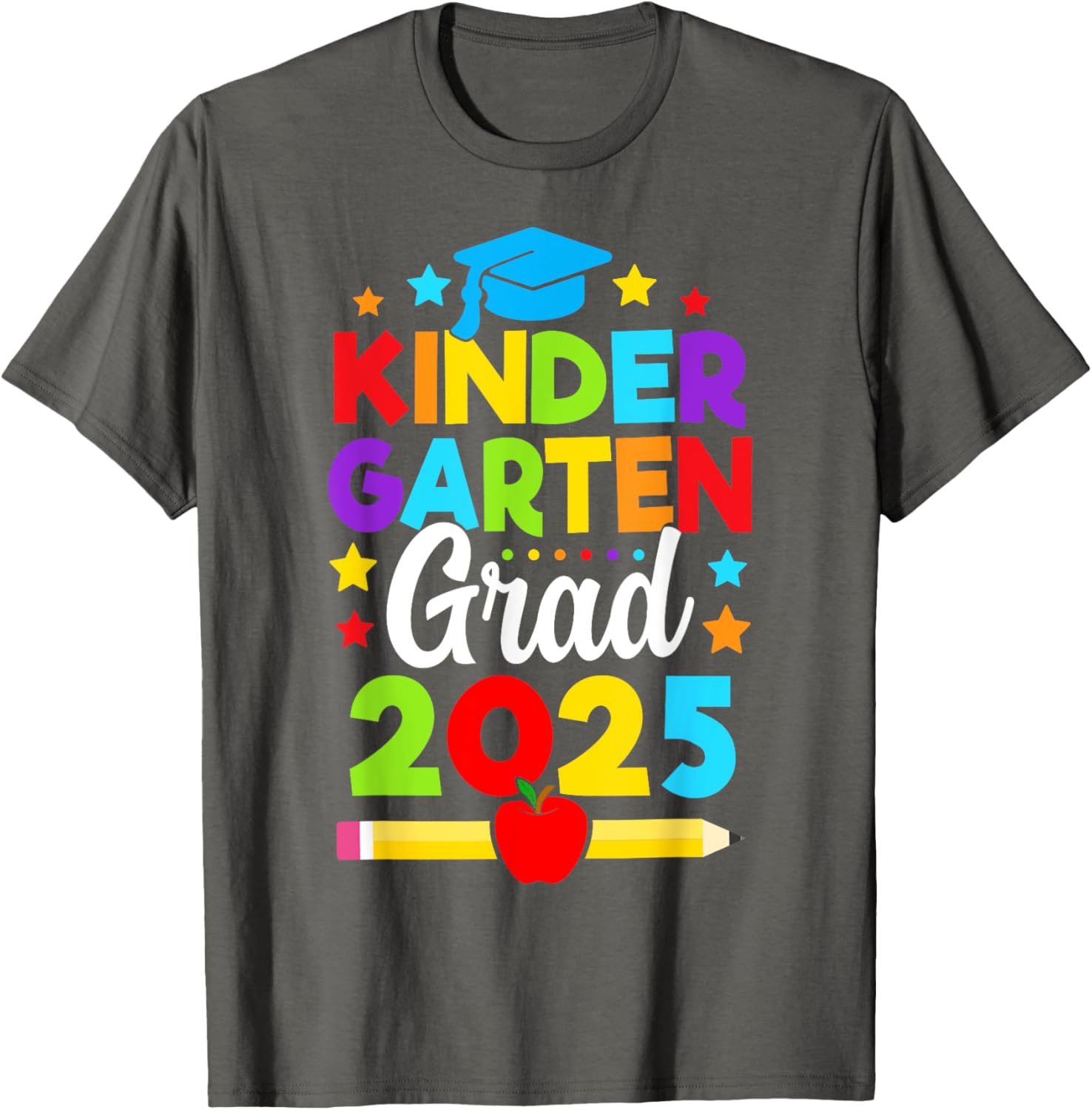 Kindergarten Graduation T-Shirt for Kids 2025 Fun Design for Boys and Girls - 3
