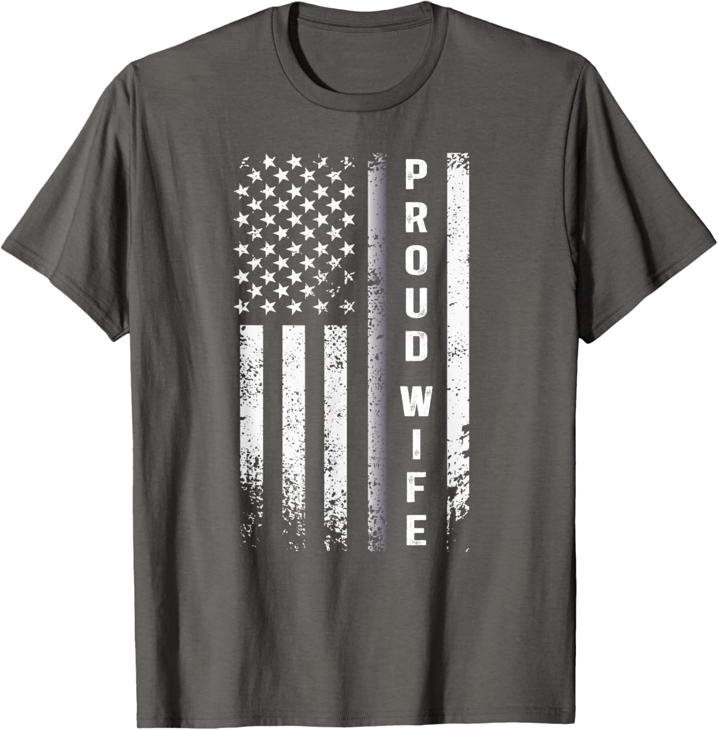 Proud Corrections Officer Wife US Flag T-Shirt Stylish and Comfortable Apparel - 18