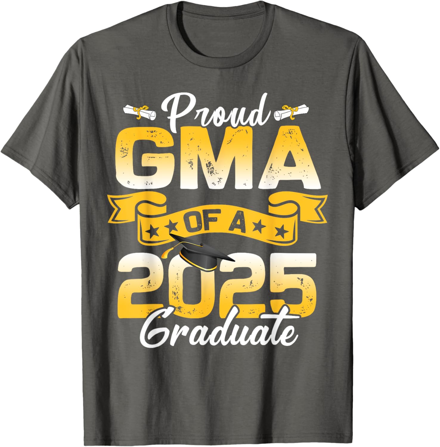Proud Grandma Class of 2025 Graduation T-Shirt for Senior Celebration - 3