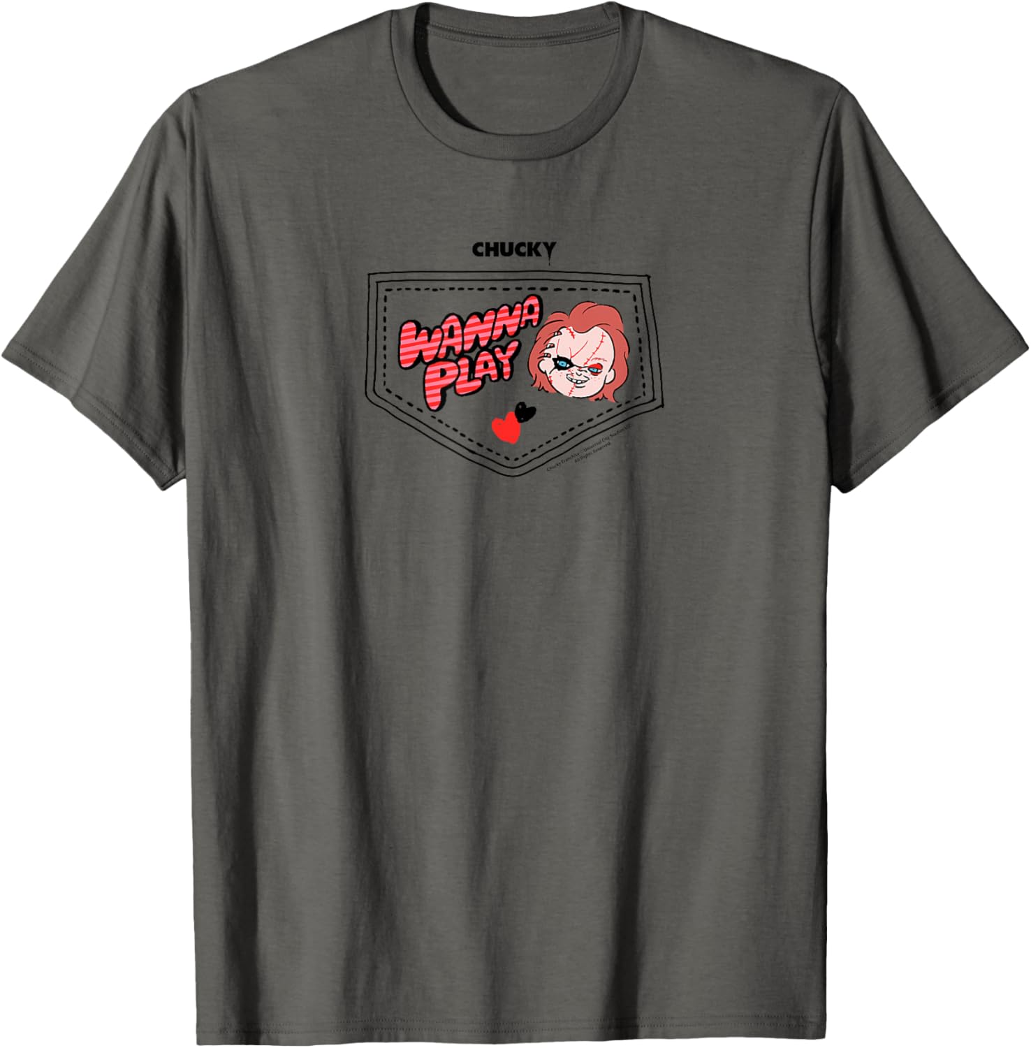 Chucky Wanna Play Faux Pocket T-Shirt for Trendy Kids' Fashion - 8