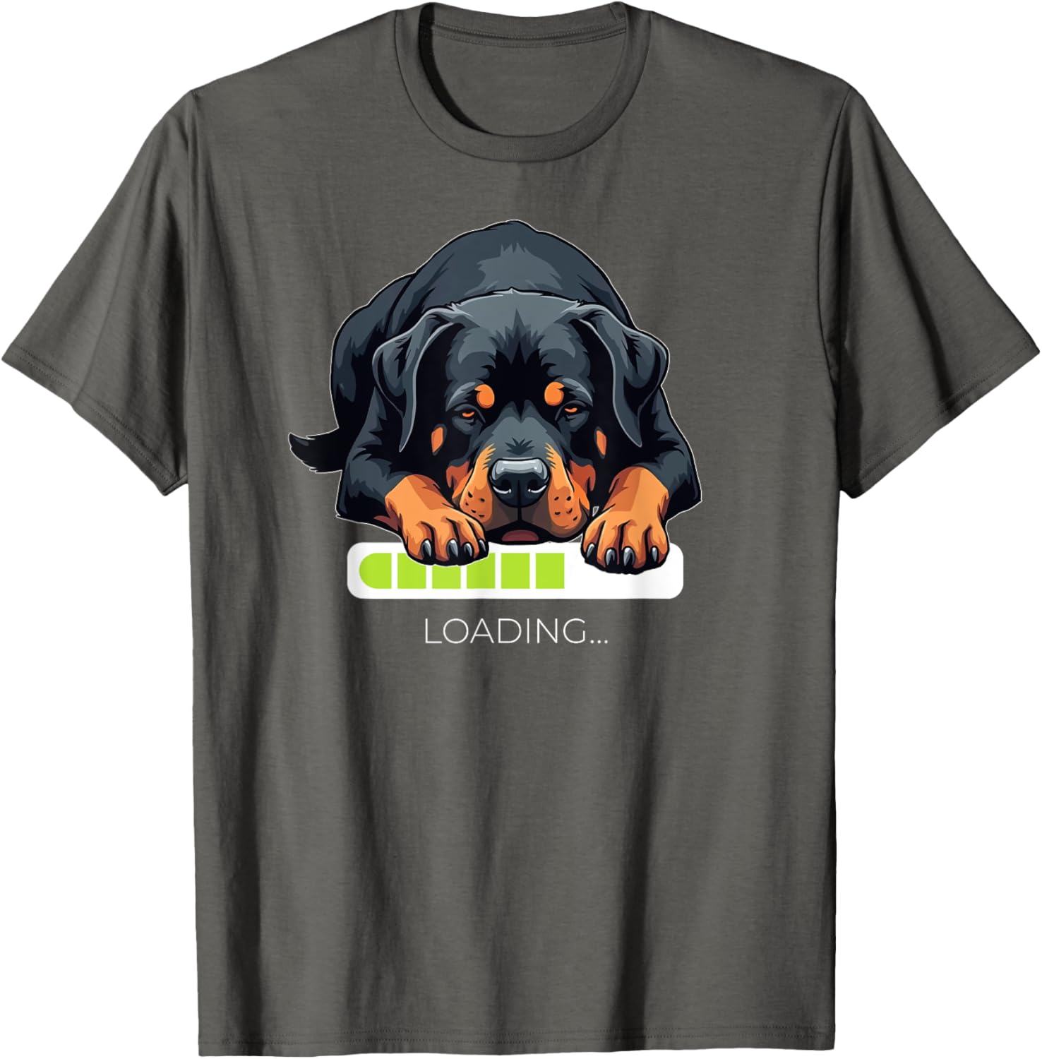 Rottweiler Loading T-Shirt Perfect for Dog Lovers and Rottie Fans - 11