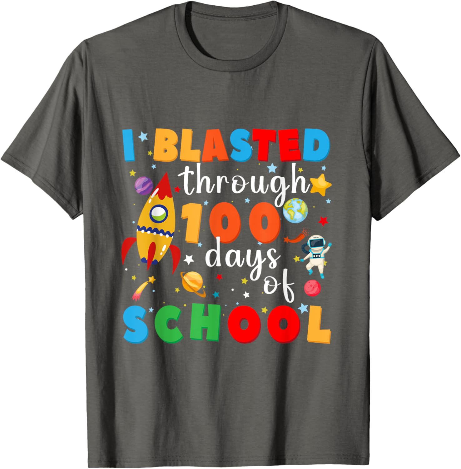 Celebrate 100 Days of School with Our Fun Teacher T-Shirt for Staff - 10