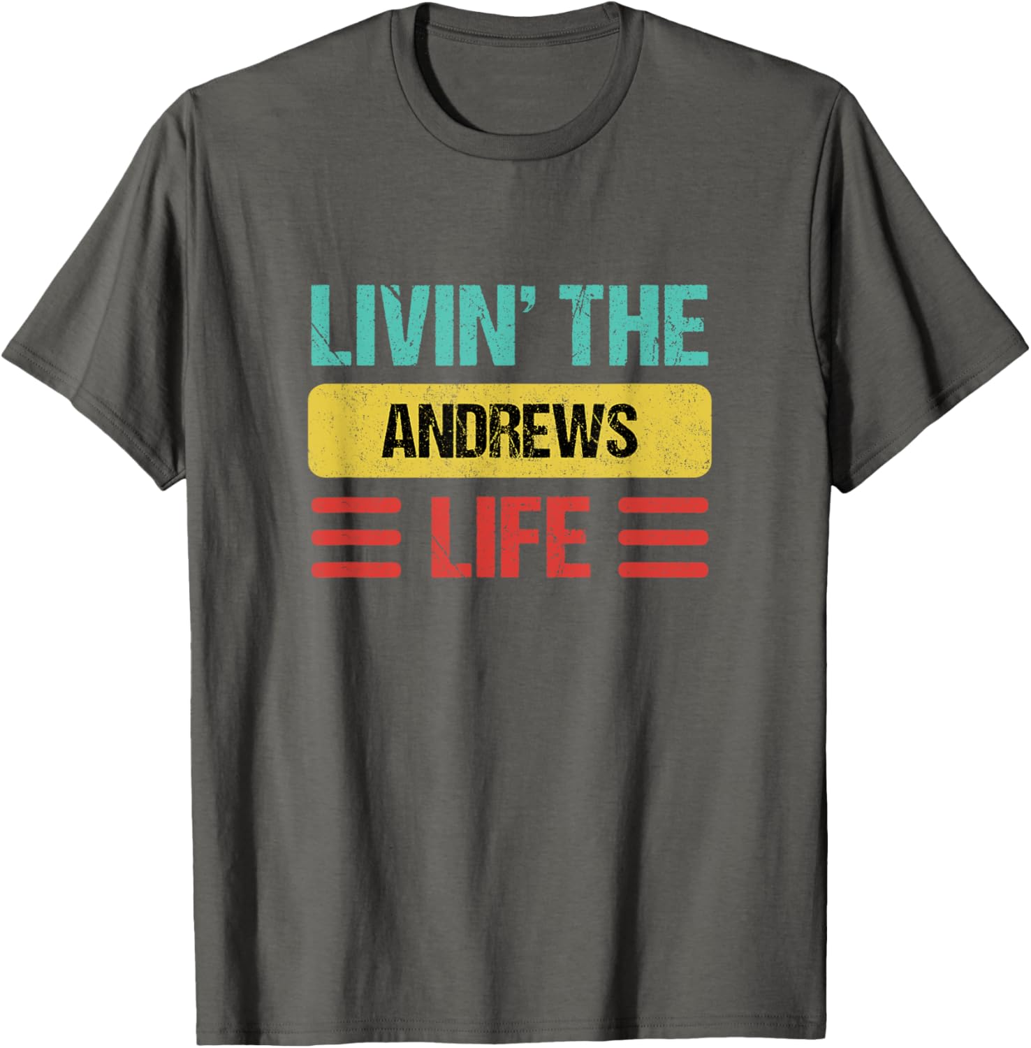 Personalized Andrews Name T-Shirt for Cool Casual Style and Fun - 4