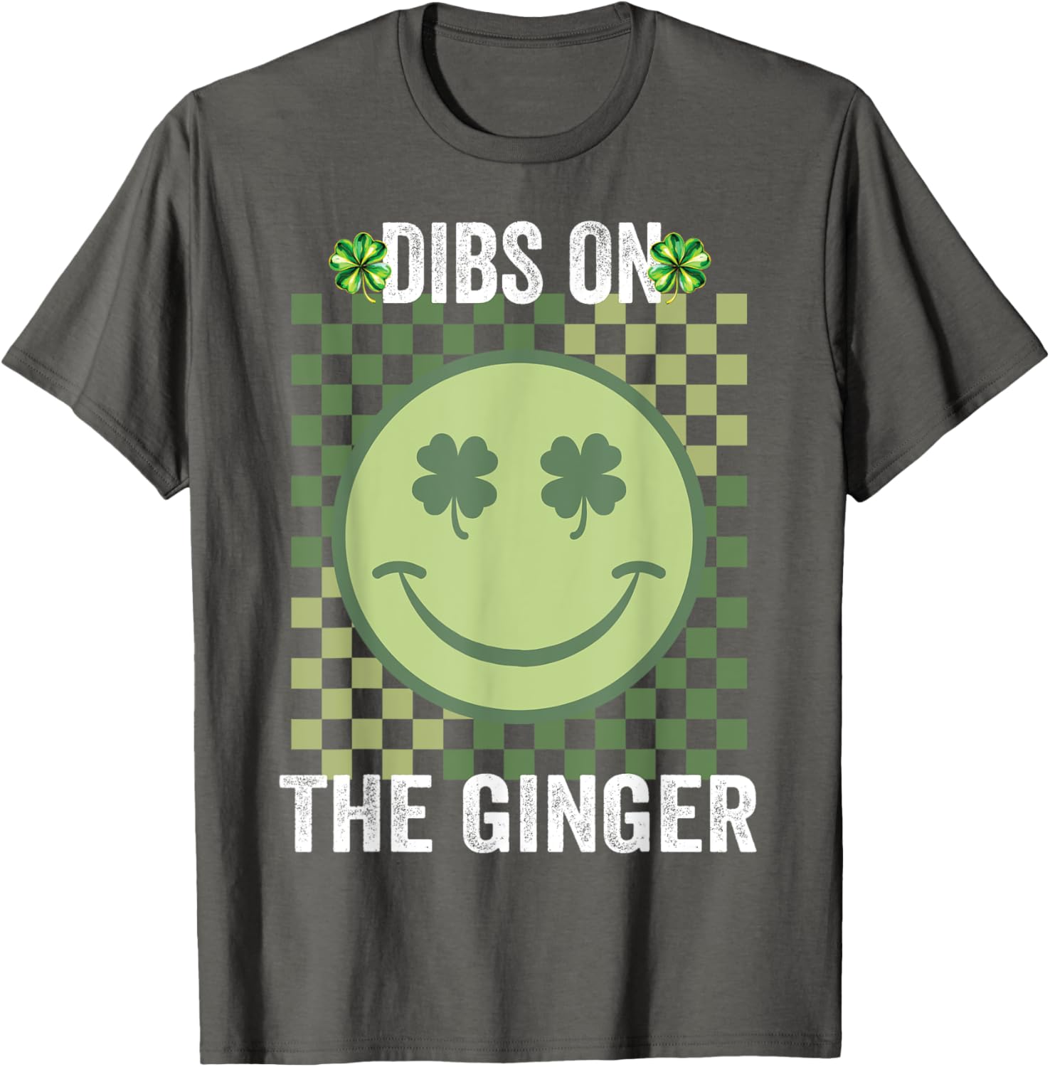 Dibs on the Ginger St Patrick's Shamrock T-Shirt for Women and Girls - 5