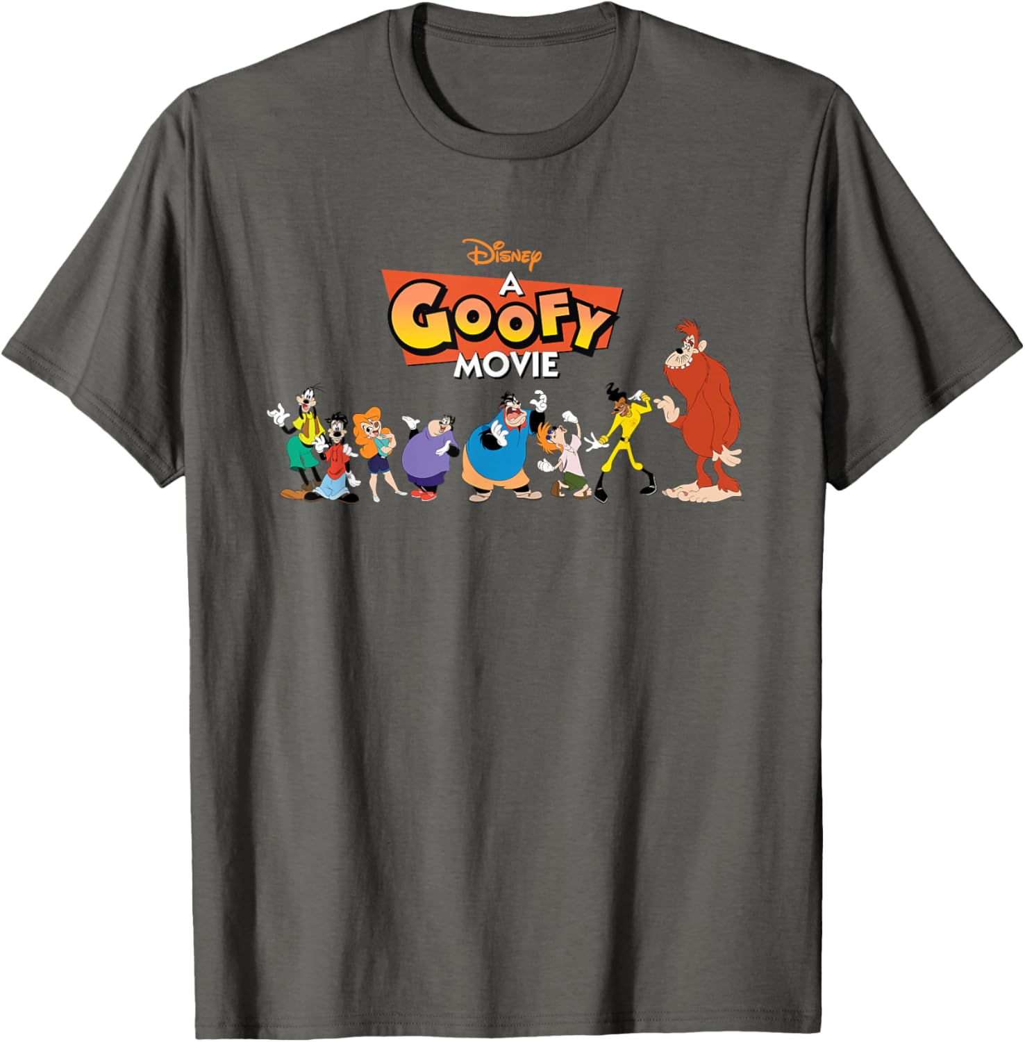 Disney A Goofy Movie 30th Anniversary Character Logo T-Shirt for Fans - 27