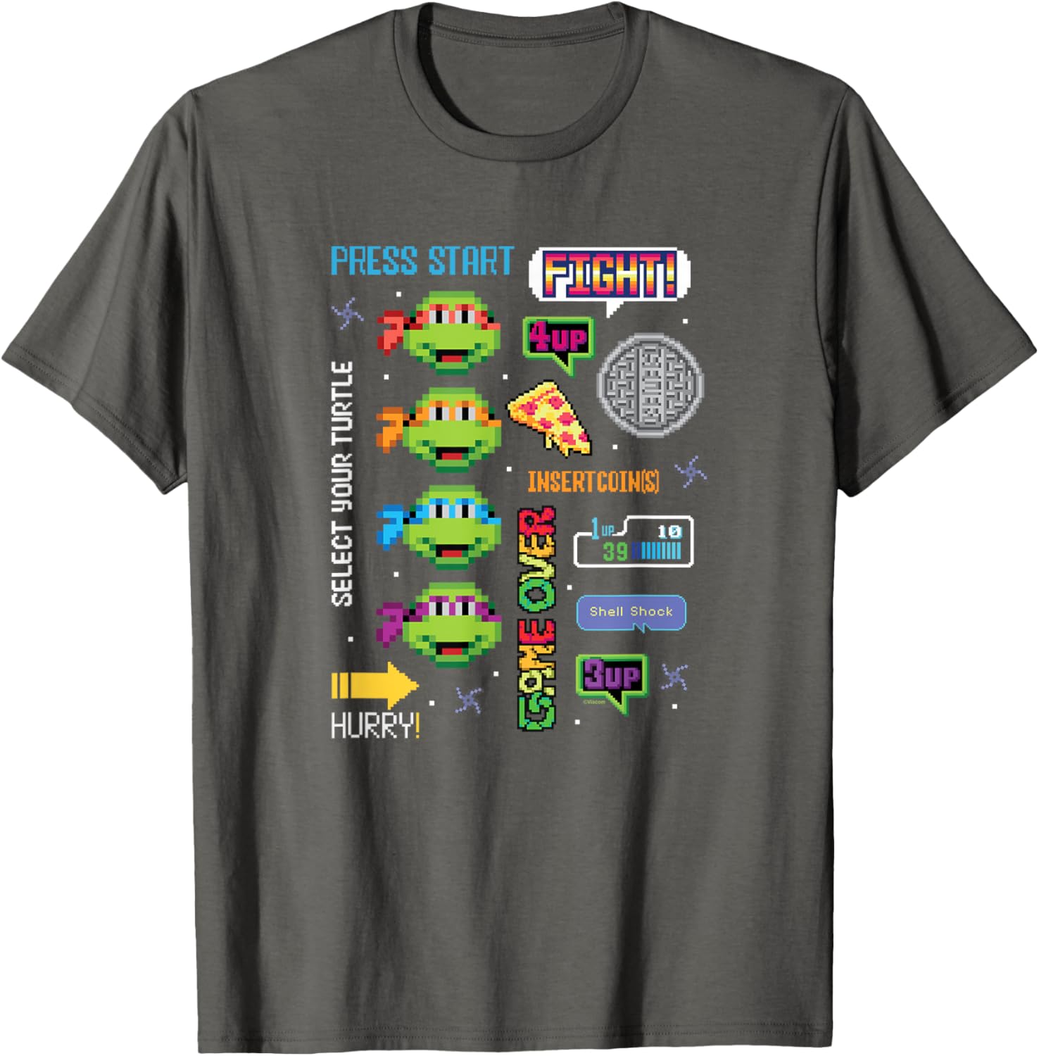 Teenage Mutant Ninja Turtles Icon Cluster T-Shirt for Cool Teens - 7