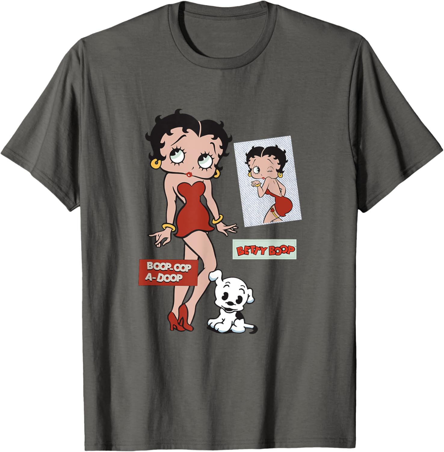 Betty Boop Picture Perfect Patches T-Shirt for Fun Fashion Lovers - 7