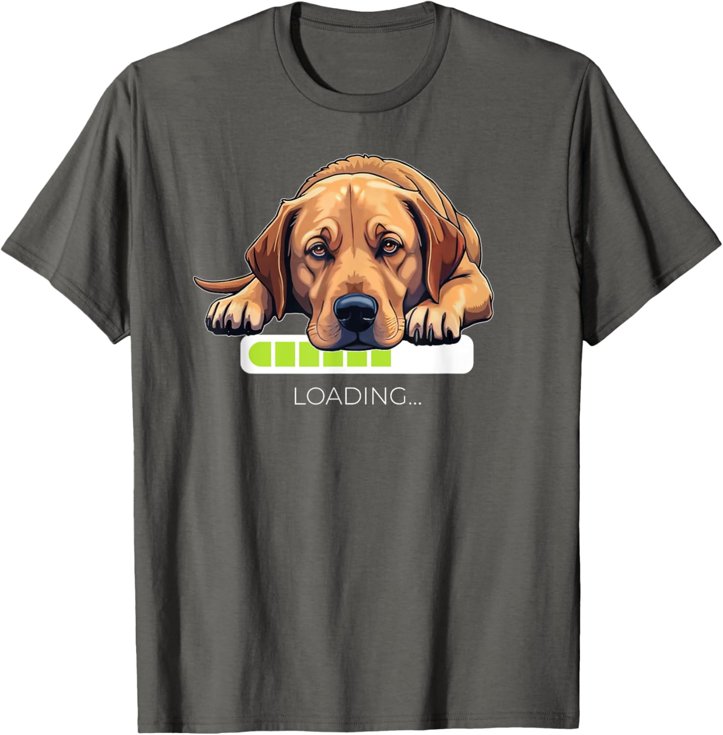 Labrador Retriever Dog Loading Graphic T-Shirt for Dog Lovers - 9