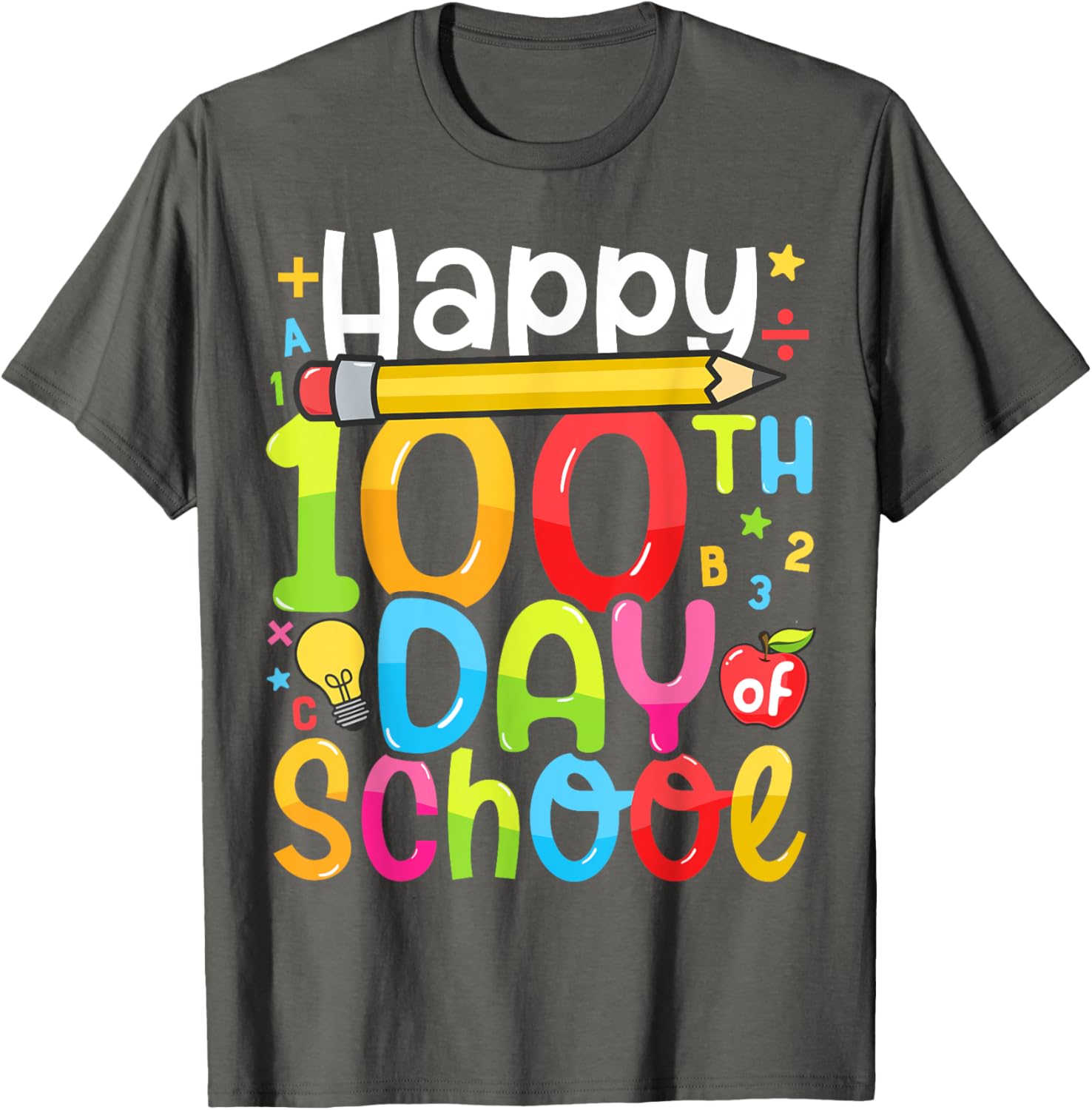 Happy 100th Day of School T-Shirt for Kids and Teachers – Fun Celebration Gear - 7