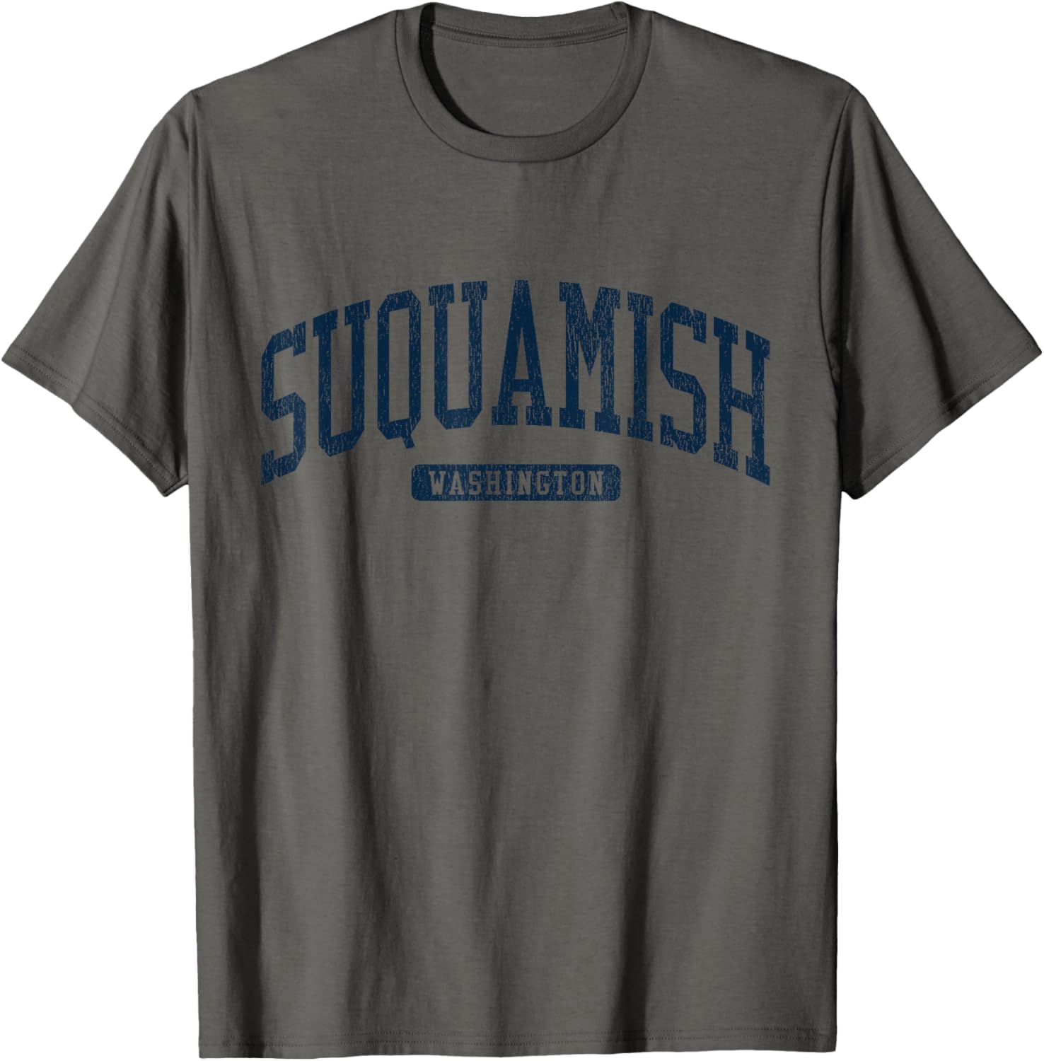Suquamish Washington College University Blue T-Shirt for Casual Wear - 1