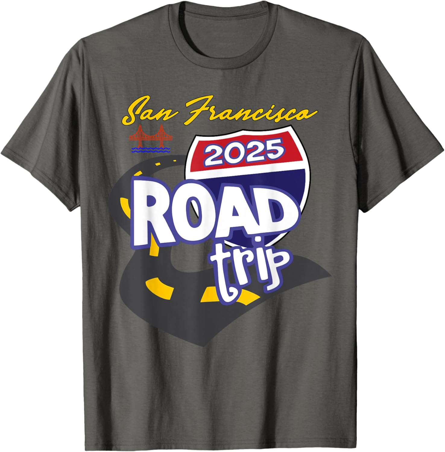 2025 San Francisco Road Trip T-Shirt for Travel Lovers and Adventurers - 5