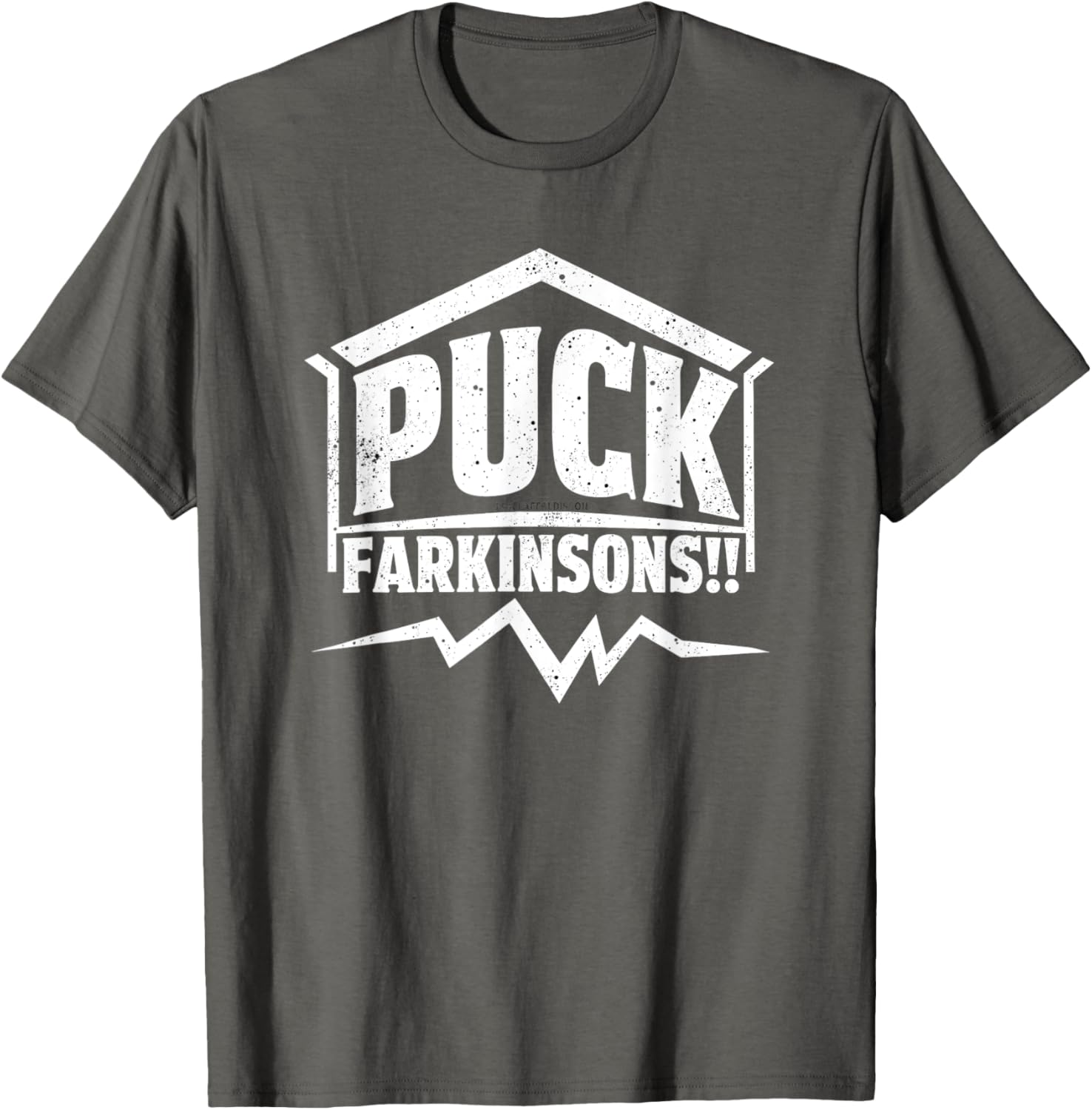 Humor Parkinson's Awareness Puck Farkinsons T-Shirt for Support and Style - 4