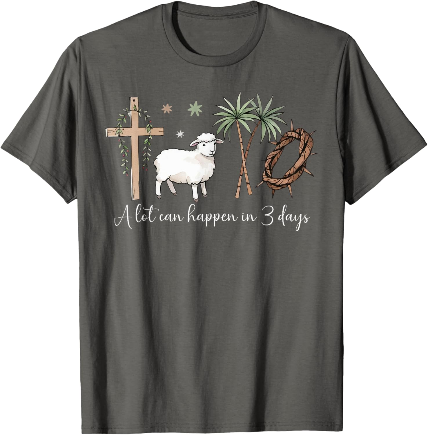 A Lot Can Happen in 3 Days Christian Easter Faith T-Shirt for Jesus Fans - 17