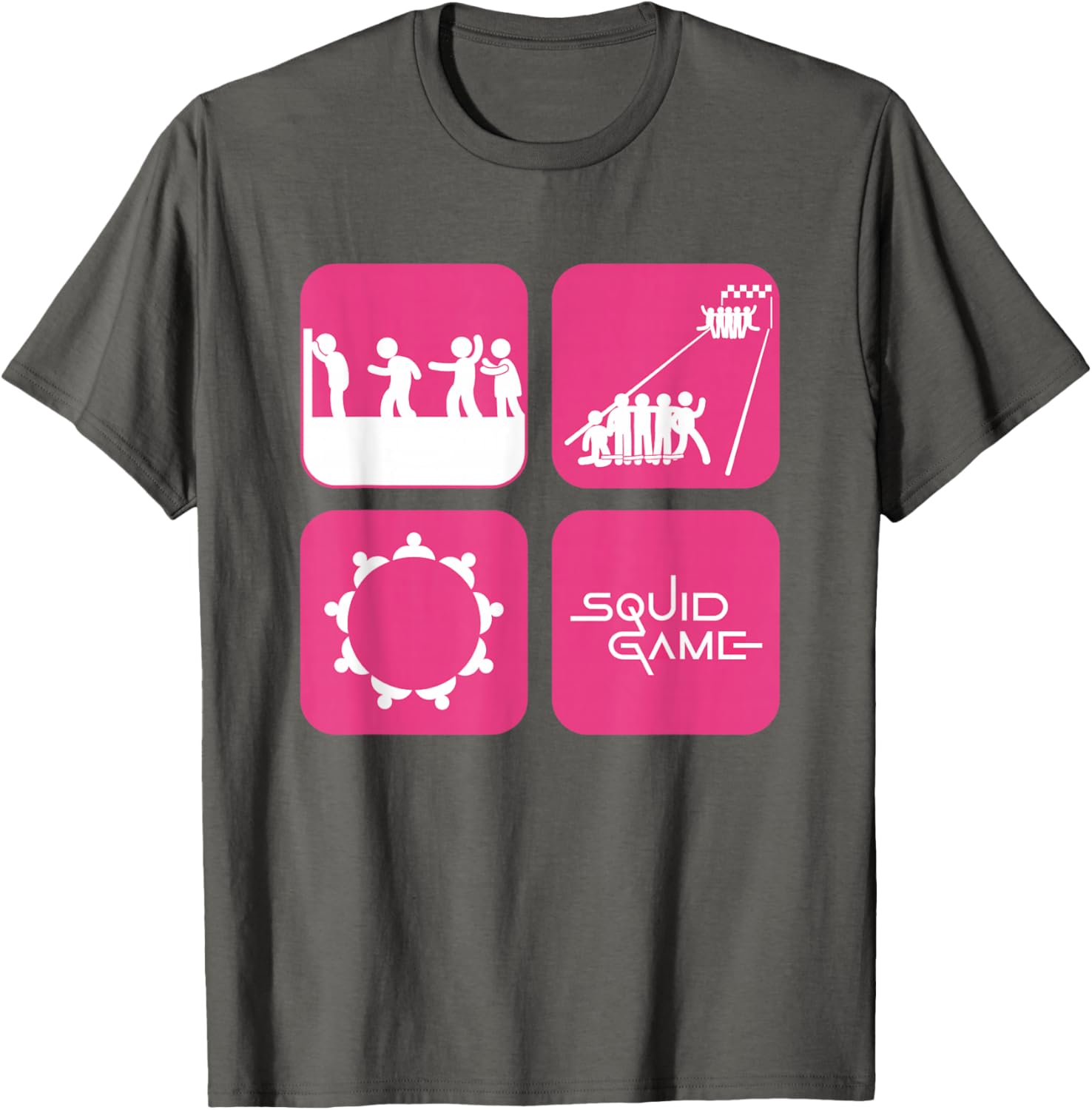Squid Game 2 Icon Panels T-Shirt for Fans of Clothing and Style - 6