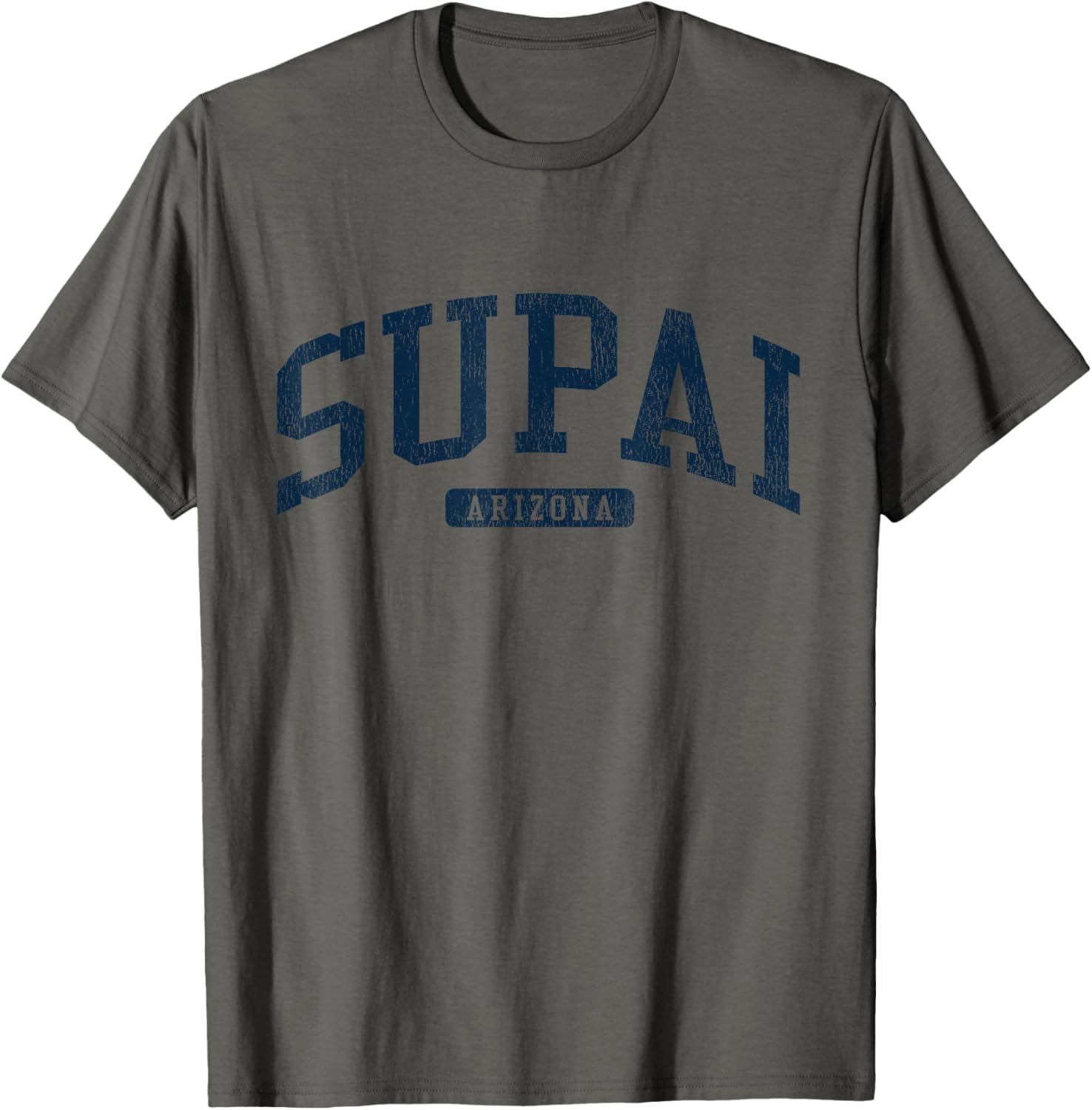 Supai Arizona College University Style Blue T-Shirt for a Casual Look - 4