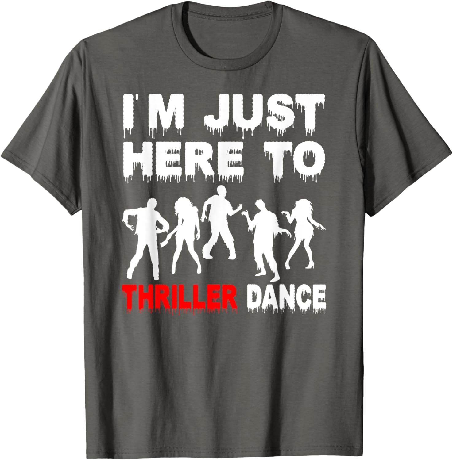 Funny Zombie Thriller Dance T-Shirt for Halloween Fun and Festivities - 20