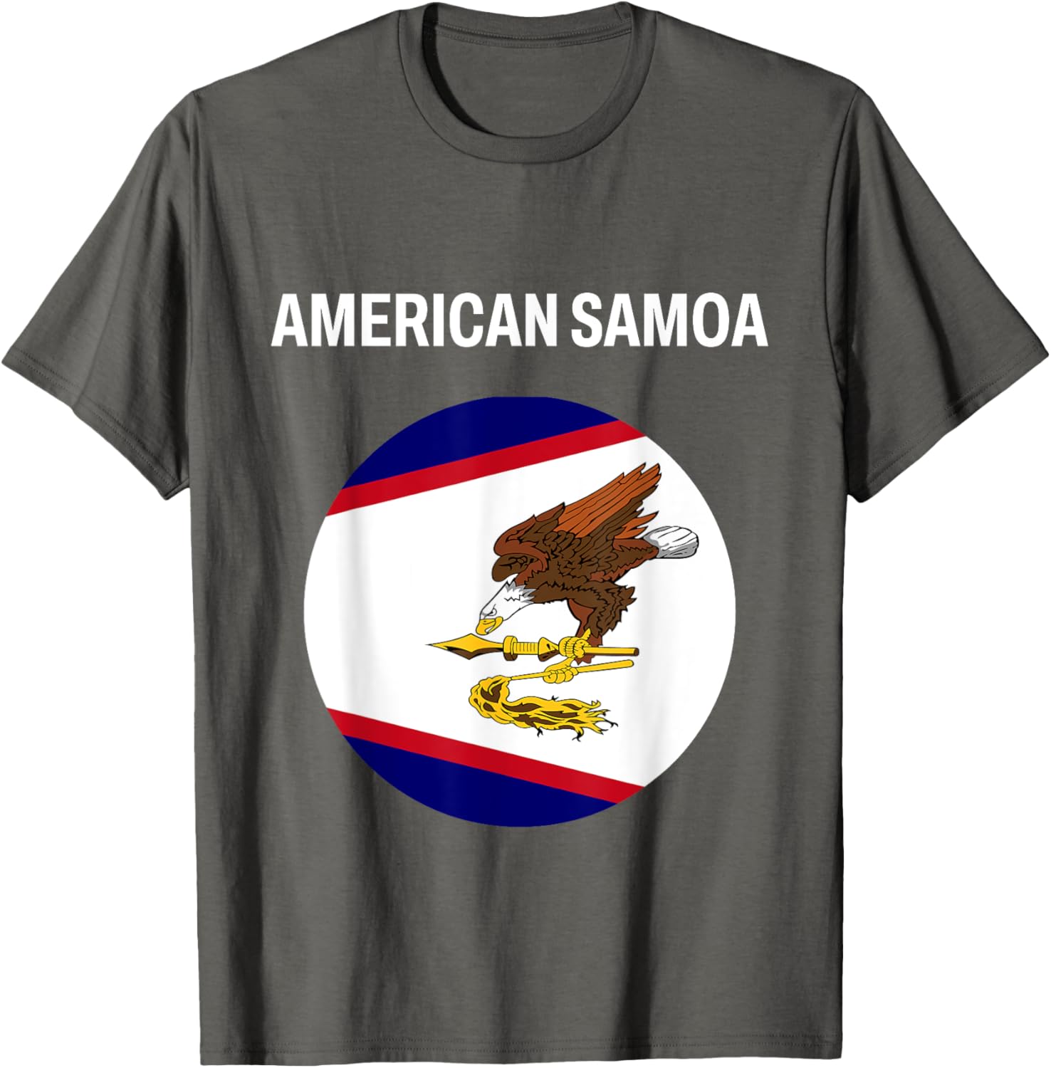American Samoa Flag Modern T-Shirt for Stylish Casual Wear - 5