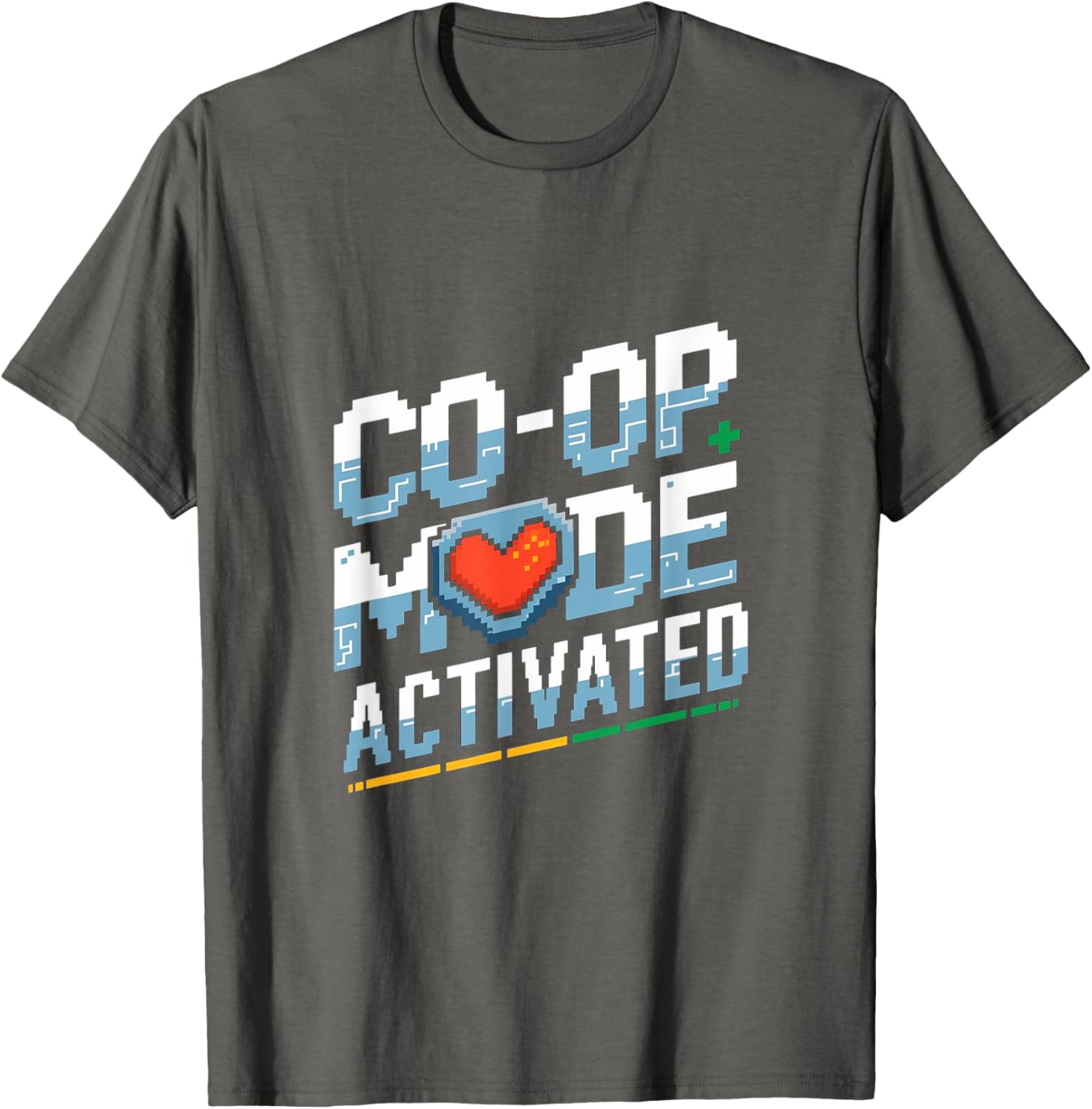 Matching Gamer Couple Retro Co-Op Mode T-Shirt for Fun Gaming Sessions - 7