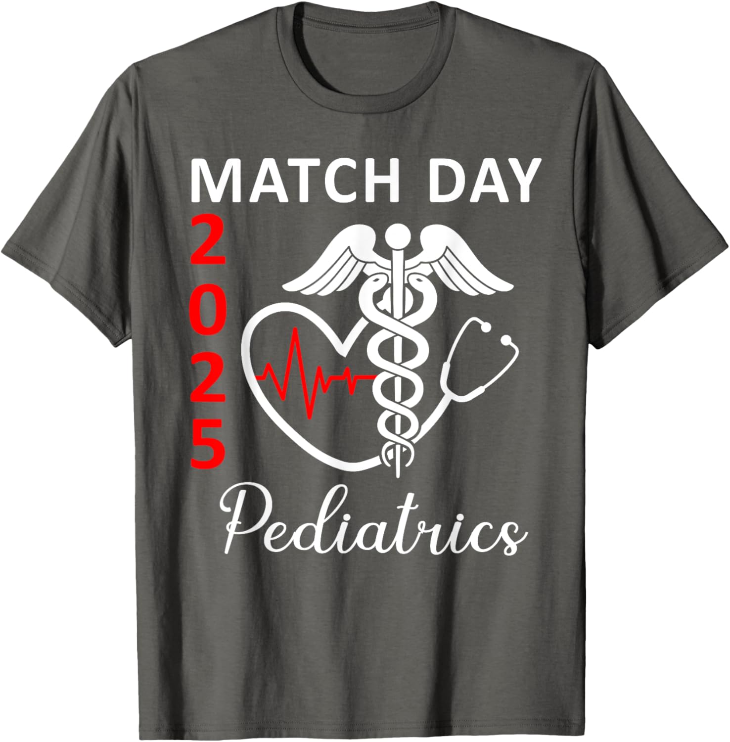 Match Day 2025 Pediatrics Residency Future Doctor MD T-Shirt for Kids - 7
