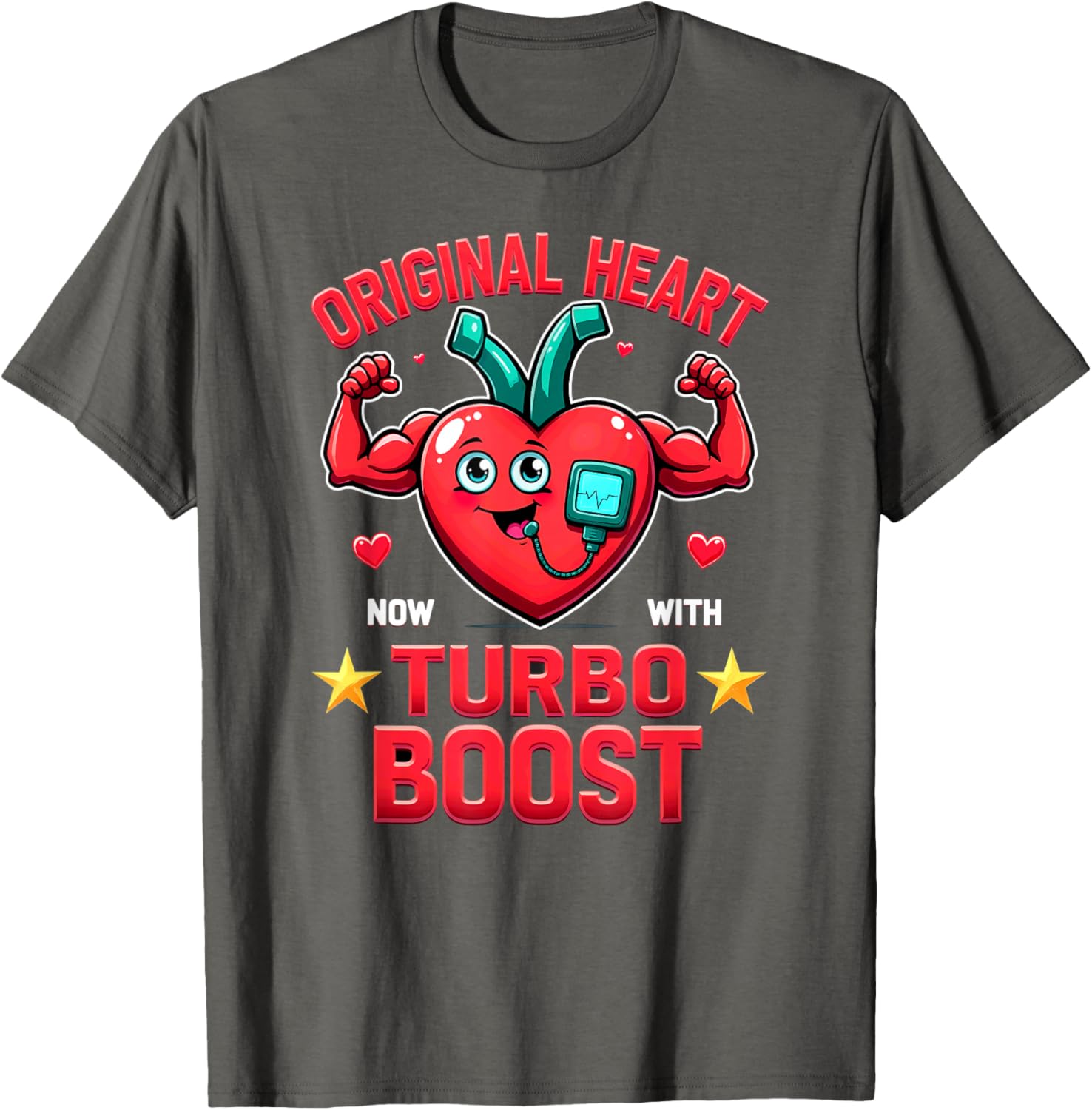 Original Heart Pacemaker Turbo Boost T-Shirt for Cardiac Health Lovers - 1