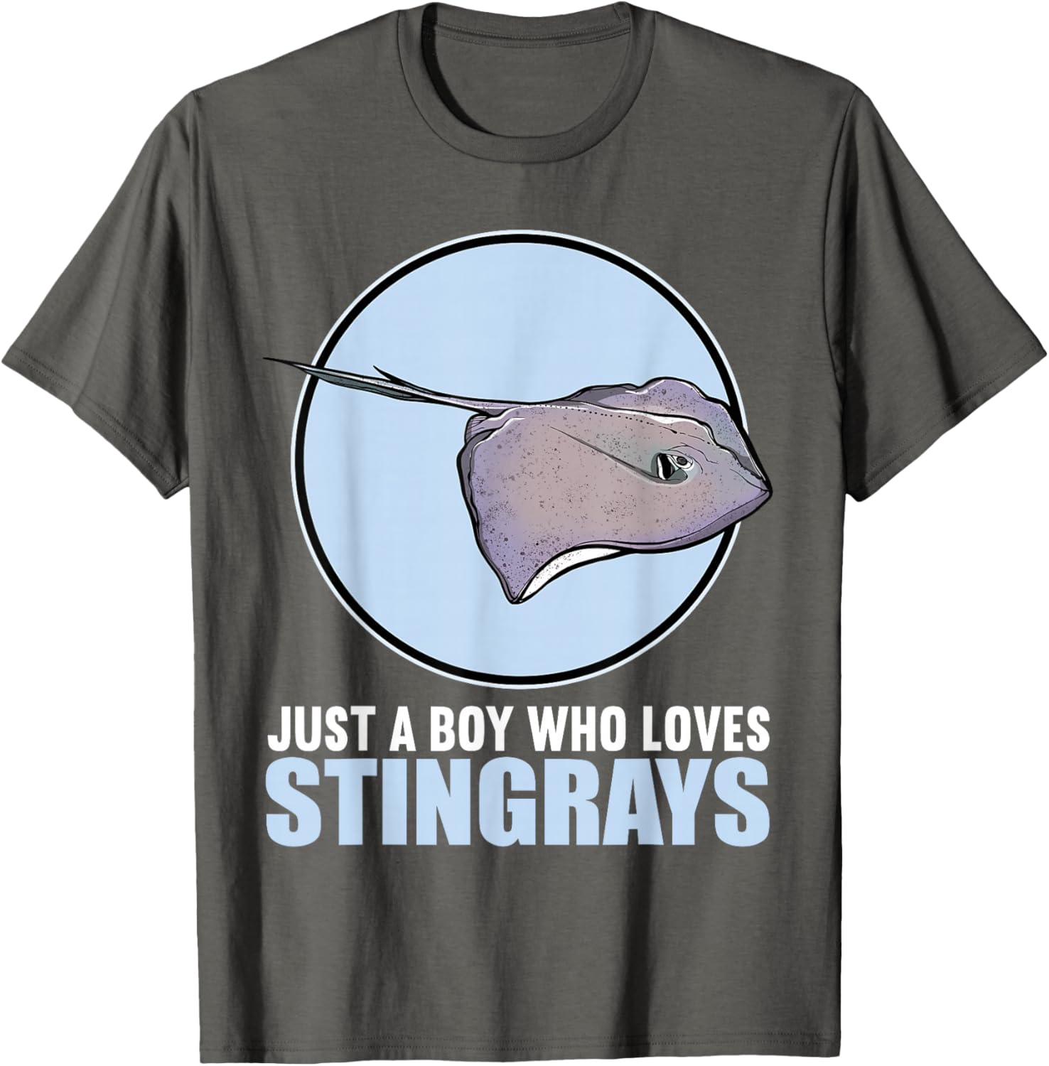 Just a Boy Who Loves Stingrays Cute Stingray T-Shirt for Kids - 21