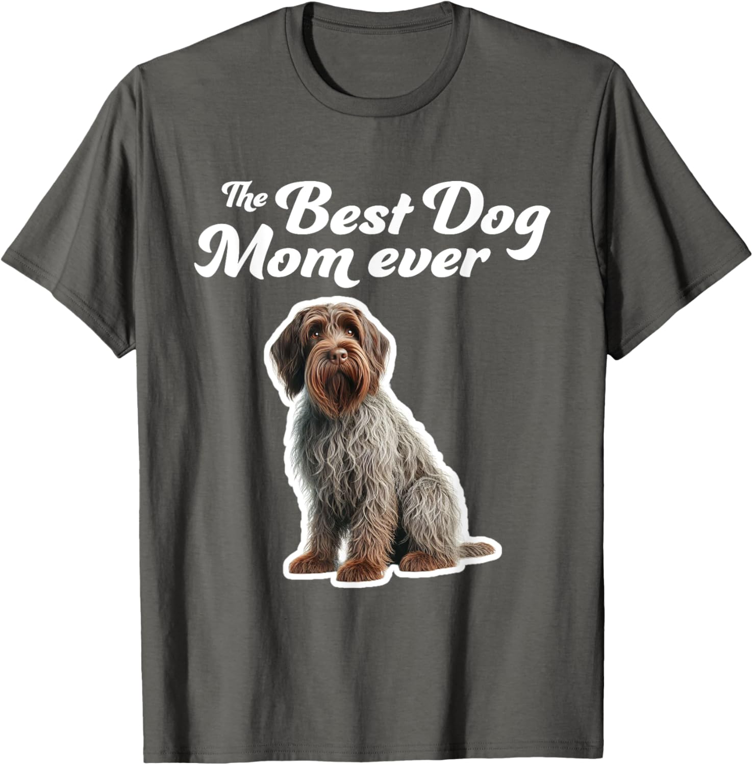 Best Dog Mom Ever T-Shirt for Wirehaired Pointing Griffon Lovers - 10