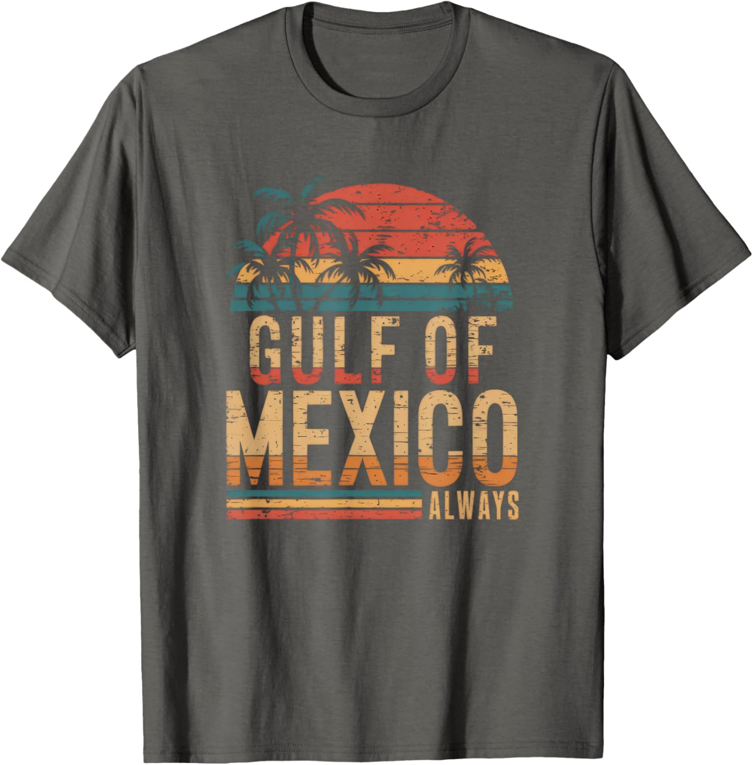 Retro Vintage Gulf of Mexico T-Shirt for Casual Comfort and Style - 6