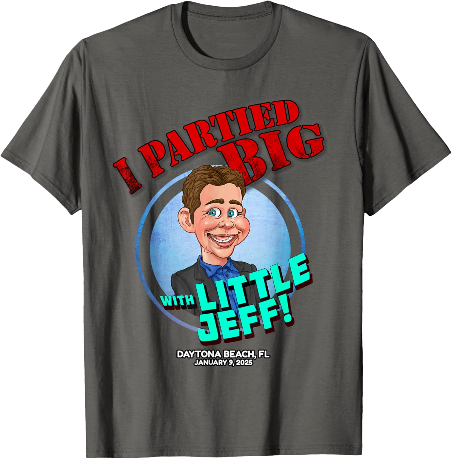 Little Jeff Daytona Beach T-Shirt for Men and Women - 2025 Casual Style - 4