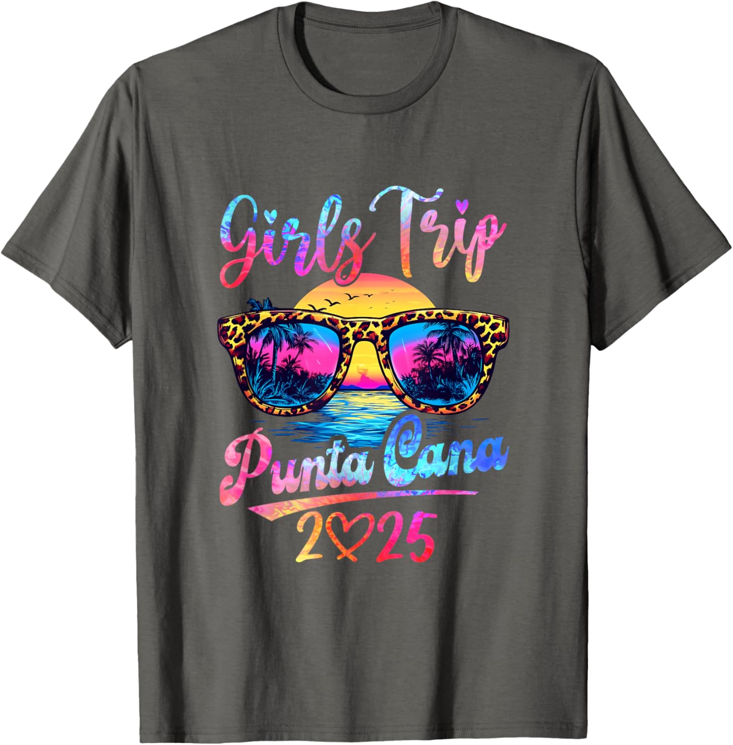 Girls Trip Punta Cana 2025 Matching T-Shirt for Women Summer Fun - 19