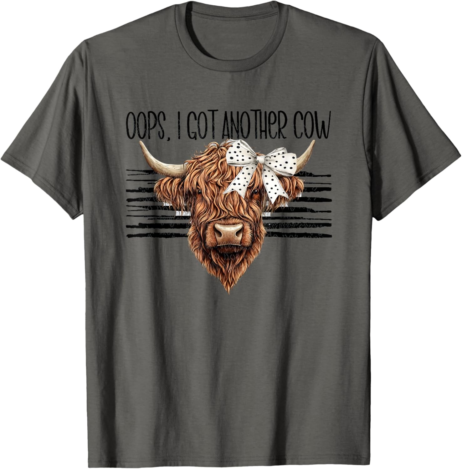 Oops I Got Another Cow T-Shirt Fun Animal Tee for Casual Comfort - 8