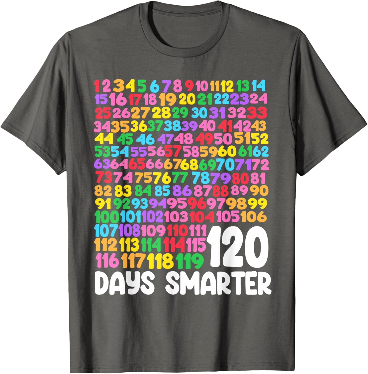 120 Days Smarter School Math T-Shirt Perfect for Students and Teachers - 14