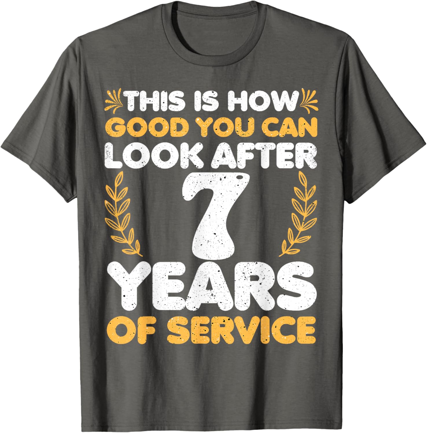 7 Year Work Anniversary T-Shirt for Men and Women - Celebrate in Style - 4