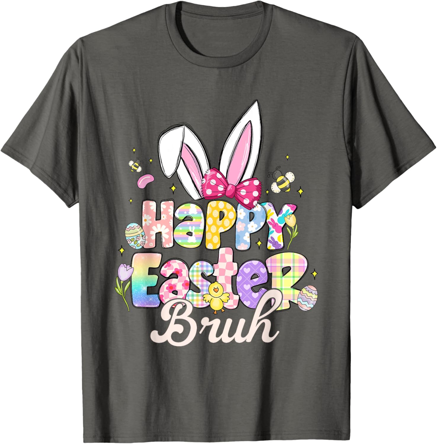 Funny Easter Bruh Meme T-Shirt for Bro Happy Spring Celebrations - 8