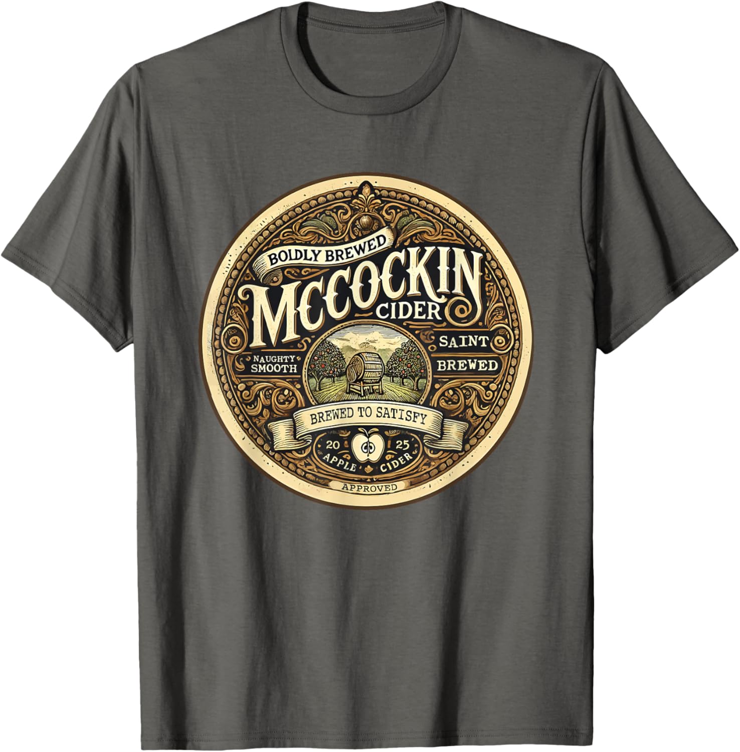 Funny Mccockin Cider St Patricks Day T-Shirt for Adults - Humor Apparel - 25
