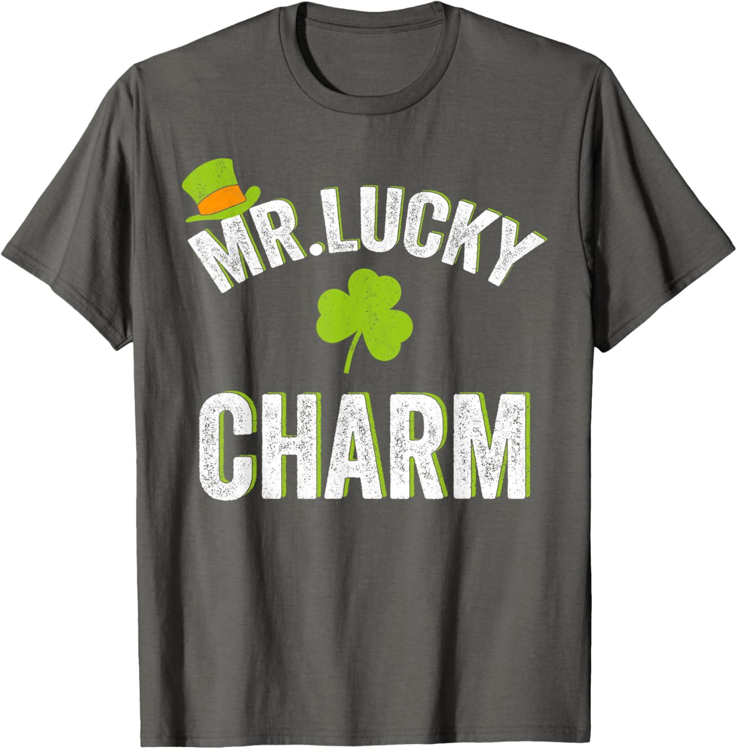 Mr Lucky Charm St Patricks Day T-Shirt for Kids and Men Fun & Festive - 1